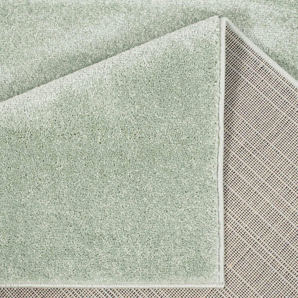 Carpet City Teppich »Moda Soft 2081«, rechteckig, Kurzflor, Uni-Farben, Weicher Flor