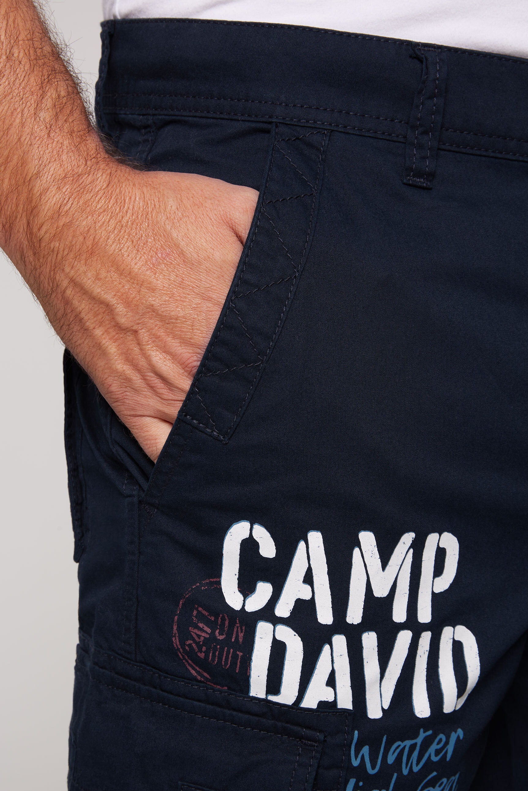 6. Bild von CAMP DAVID Shorts, aus Baumwolle