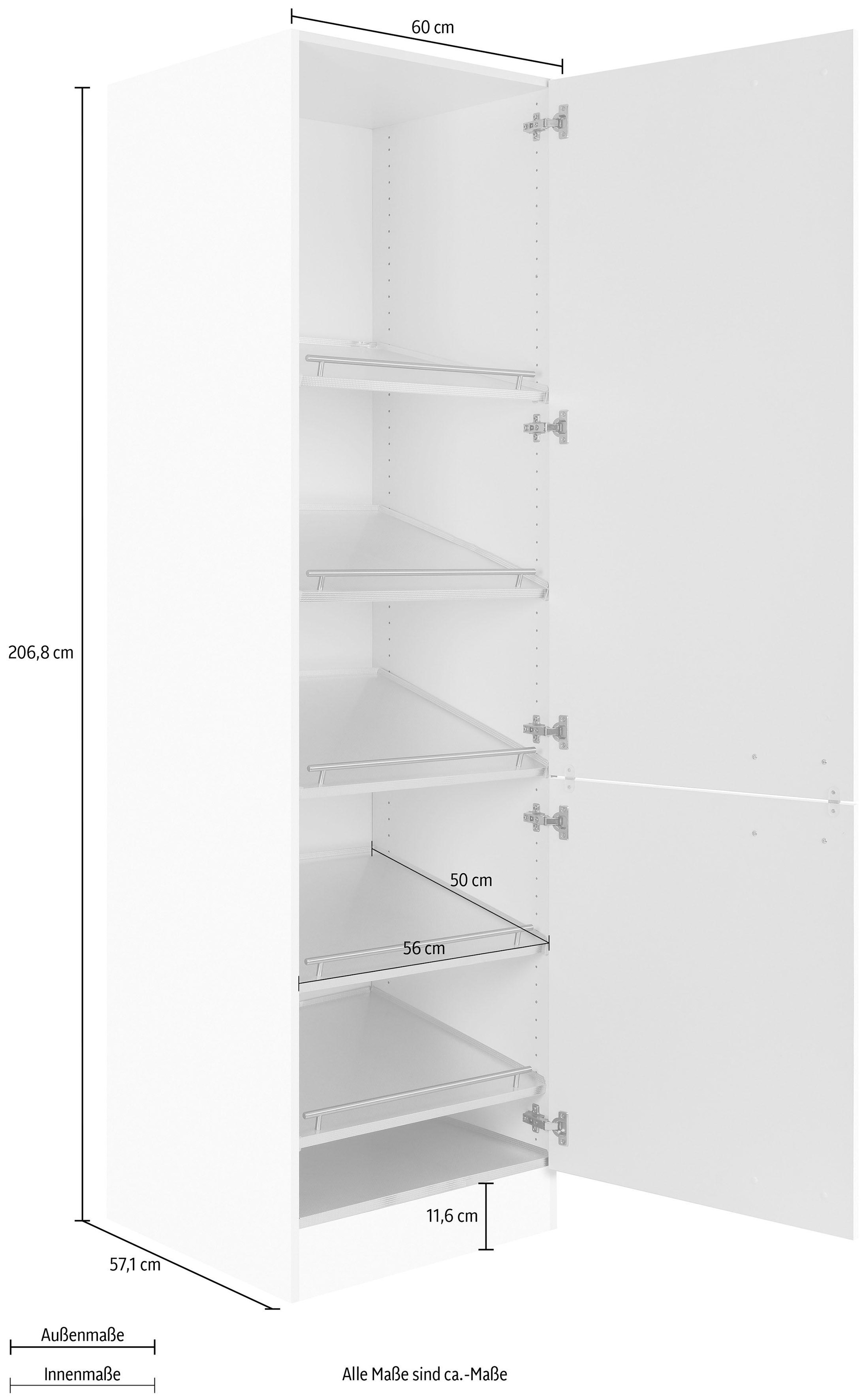 OPTIFIT Hochschrank »Elm«, zur Schuhaufbewahrung, Breite 60 cm