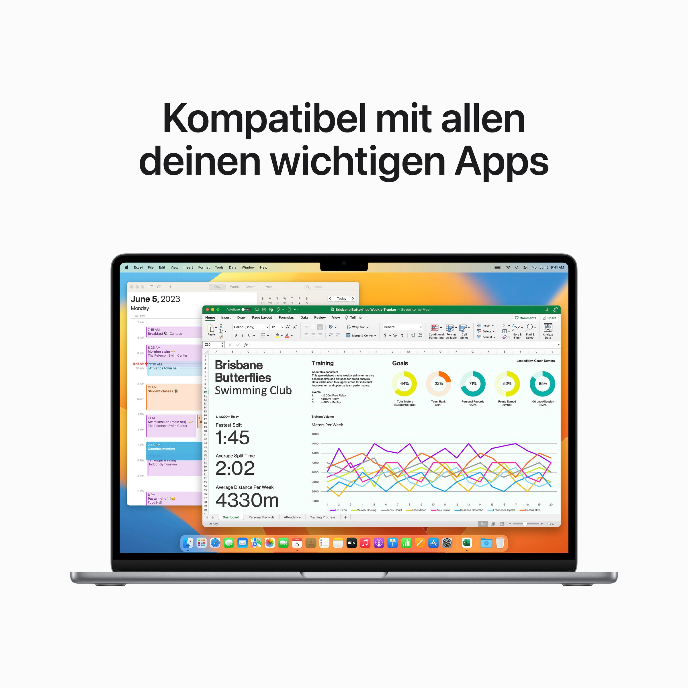 Apple Notebook »MacBook Air«, 38,91 cm, / 15,3 Zoll, Apple, M2, 10-Core GPU, 256 GB SSD, CTO