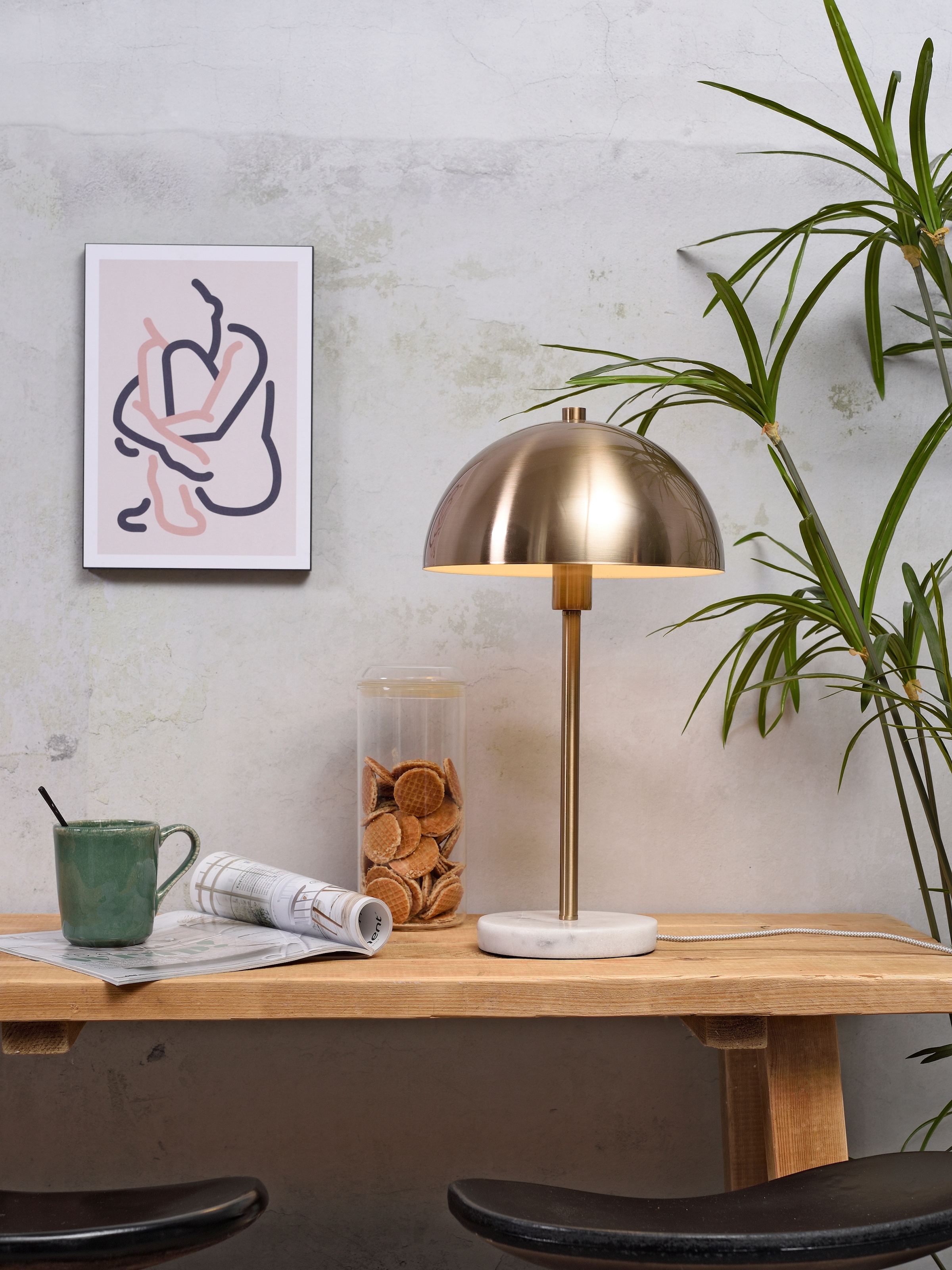 it's About RoMi Tischleuchte »Toulouse«, 1 flammig, Leuchtmittel E27 | LED wechselbar