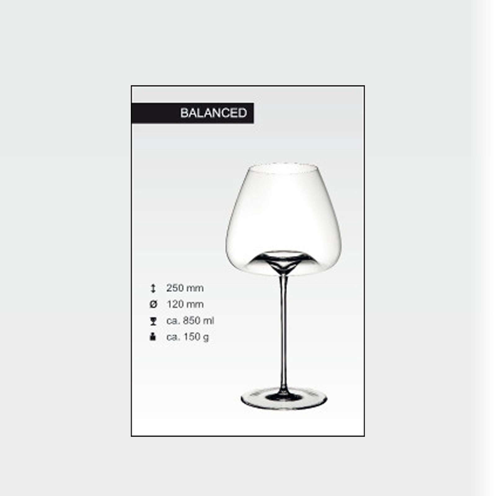 ZIEHER Rotweinglas »Weingläser Vision Balanced 850 ml 2er Set transparent« günstig online kaufen
