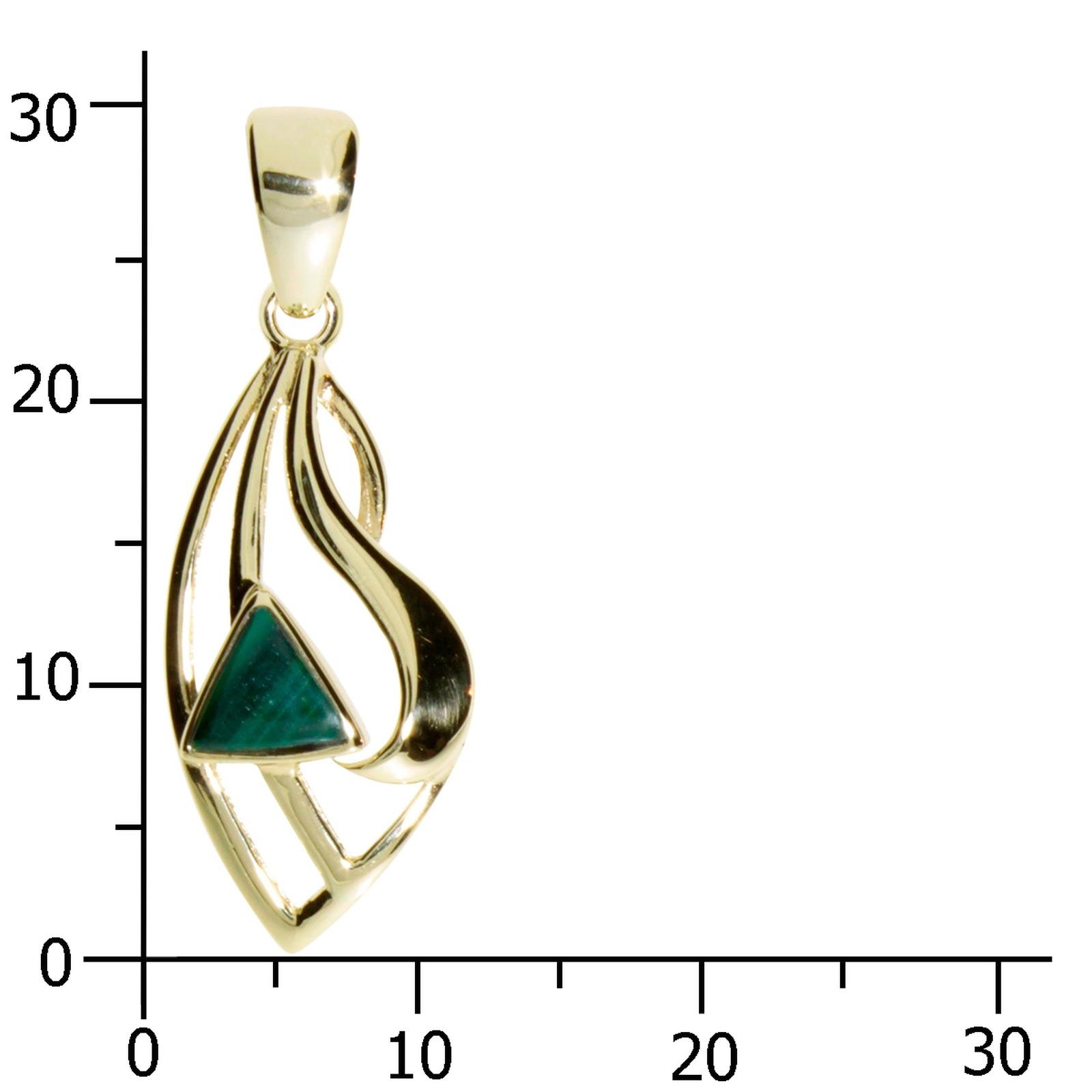 OSTSEE-SCHMUCK Kettenanhänger »Ostsee-Schmuck Anhänger Sadie 29 mm Anhänger Sadie 29 mm«, (1 tlg.)