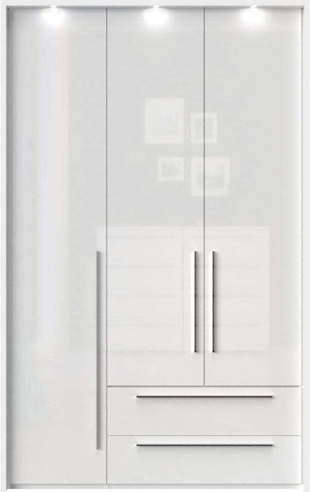 OTTO home Drehtürenschrank "Piano, inklusive Rahmen und Beleuchtung, soft-c günstig online kaufen