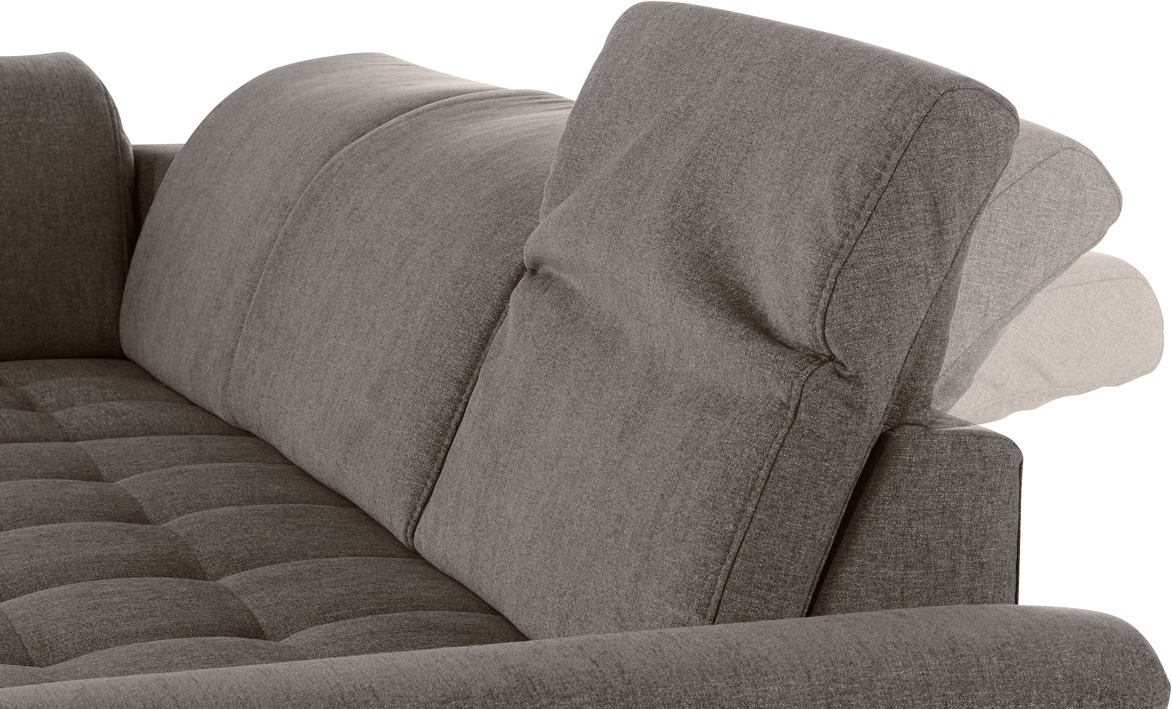 INOSIGN Ecksofa »Fresh L-Form«, Federkern, wahlweise Kopfteilverstellung und motorischer Vorziehsitz