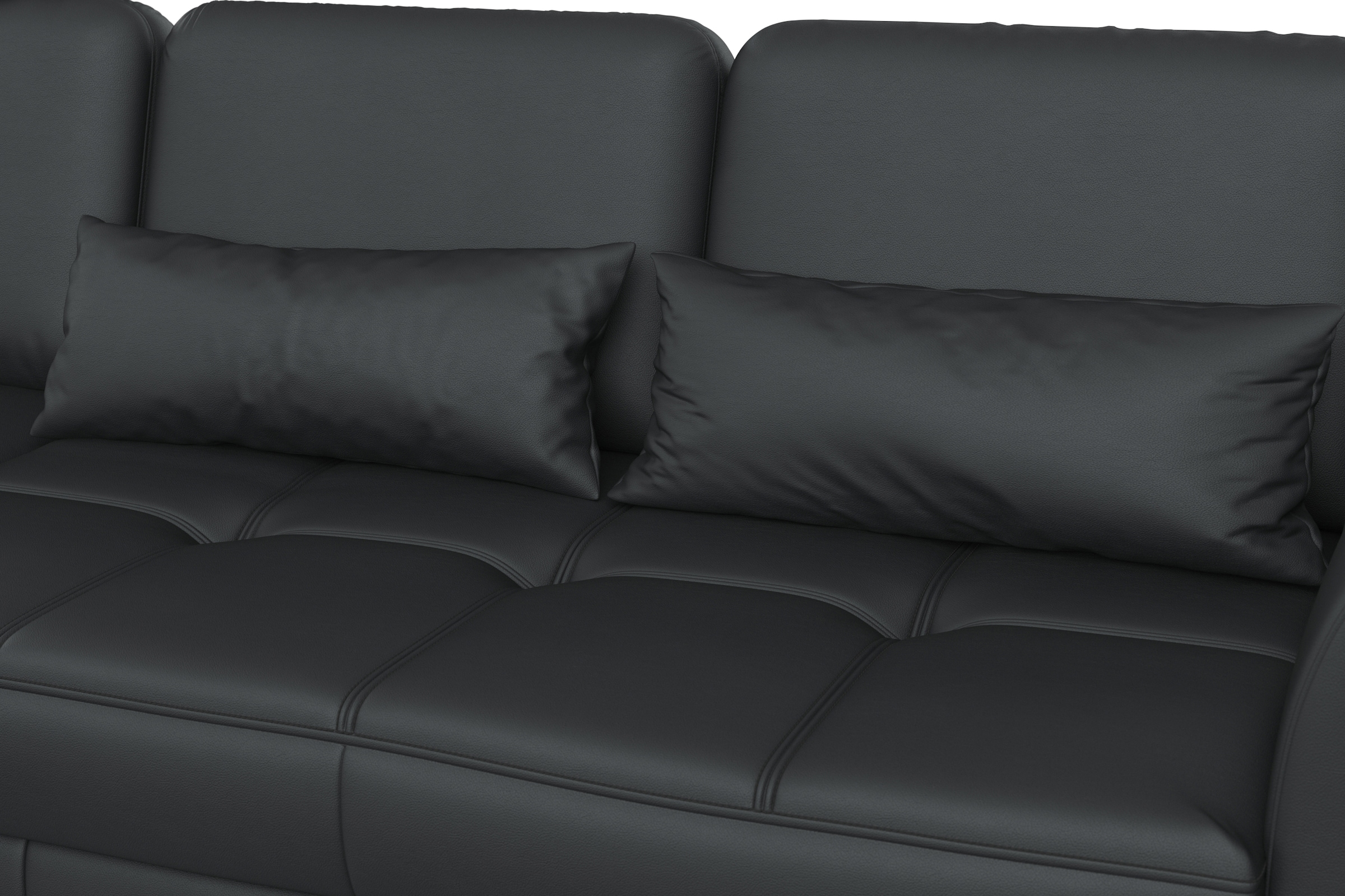 sit&more Ecksofa »Bendigo L-Form«, inklusive Sitztiefenverstellung, Bodenfreiheit 15 cm, in 2 Fußfarben
