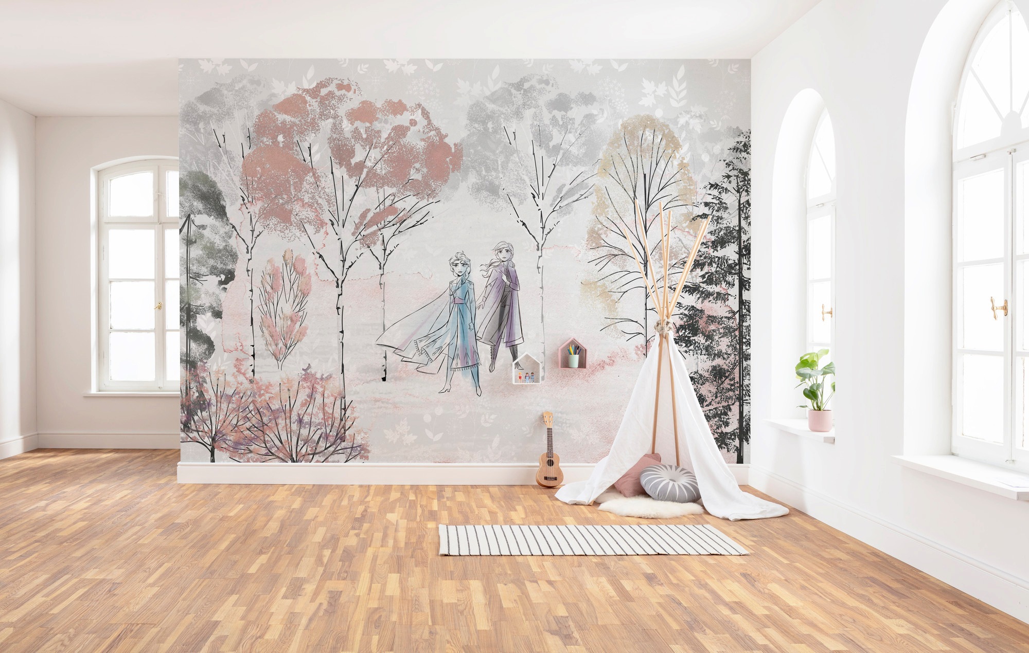 Komar Vliestapete »Digitaldruck Vlies - Frozen Nature Spirit - Größe 400 x 280 cm«, bedruckt, Kinderzimmer