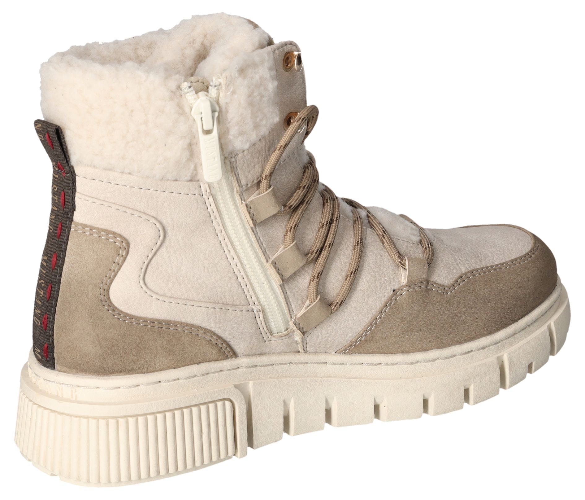 Mustang Shoes Winterboots, Schnürboots, Snowboots mit praktischem Innenreißverschluss