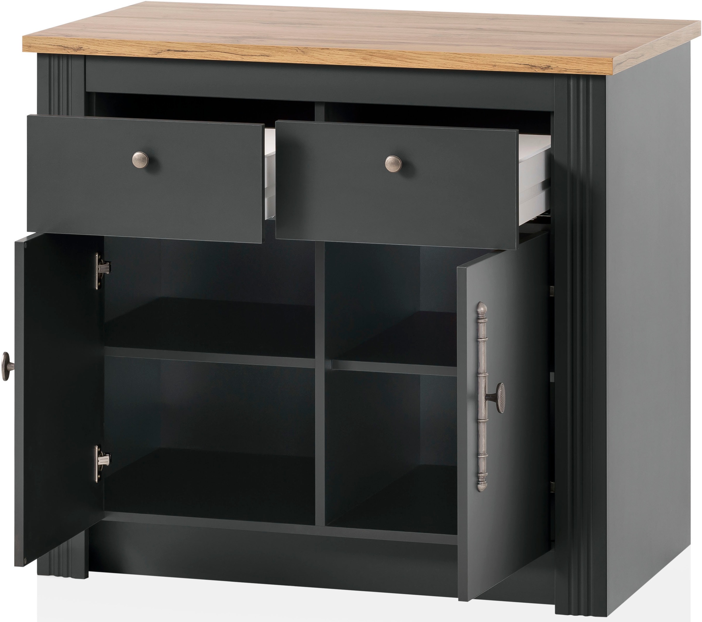 KOCHSTATION Küche »KS-Westminster«, Breite 226 cm, ohne E-Geräte