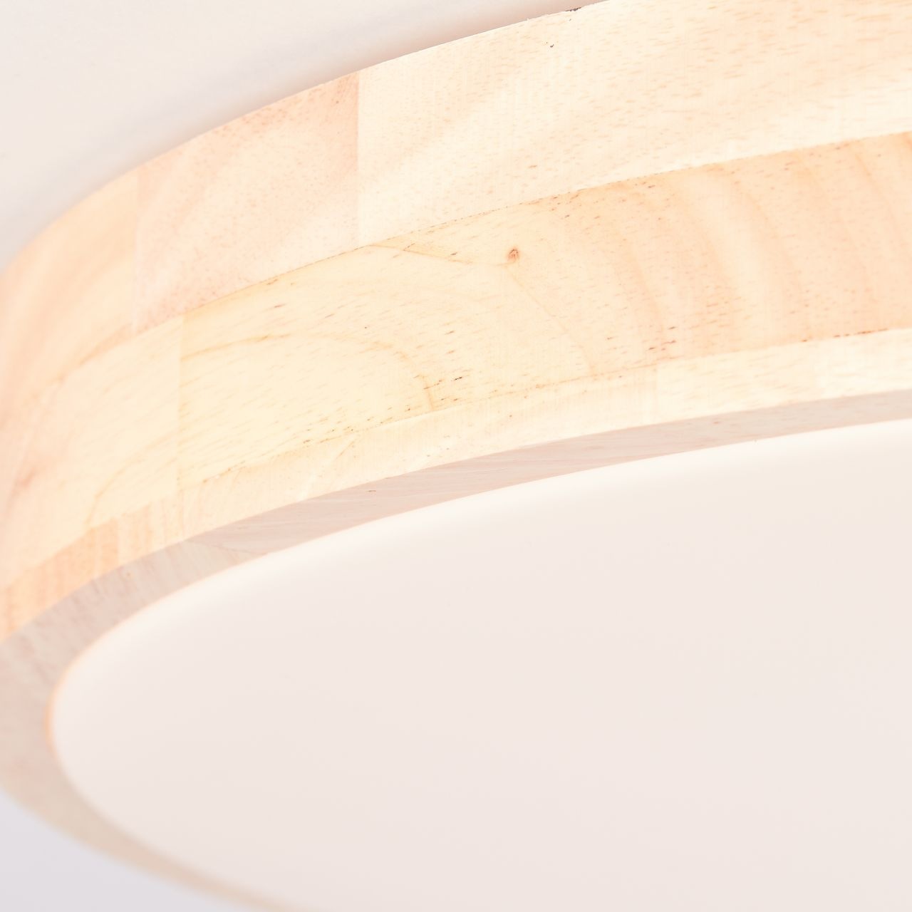 Brilliant Deckenleuchte »Slimline«, 1 flammig, Leuchtmittel LED-Modul | LED fest integriert, LED Wand- und Deckenlampe 49cm holz hell/weiß