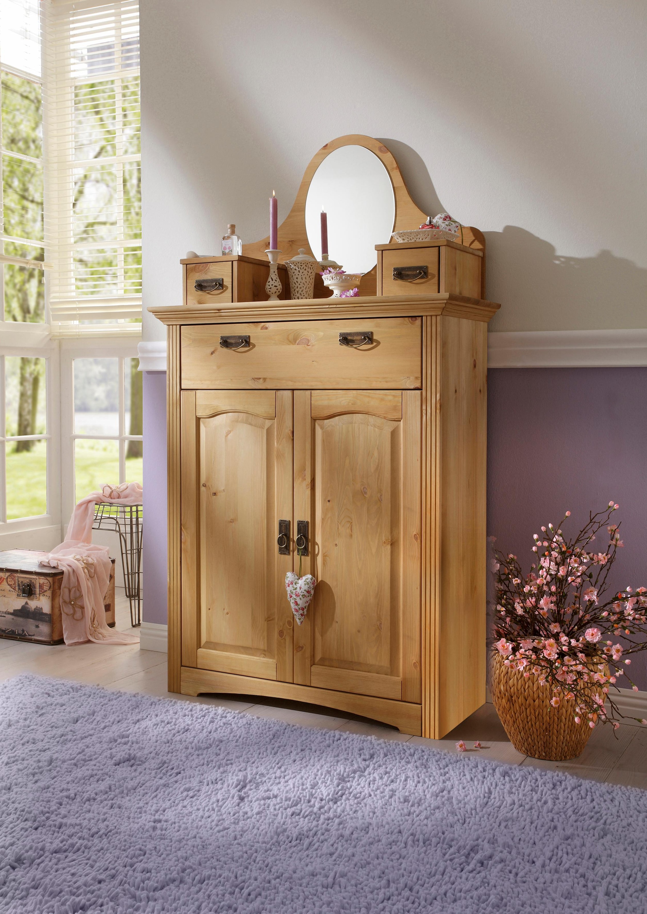 Home affaire Kombikommode »Konrad«, Breite 94 cm, aus massiver, FSC®-zertifizierter Kiefer