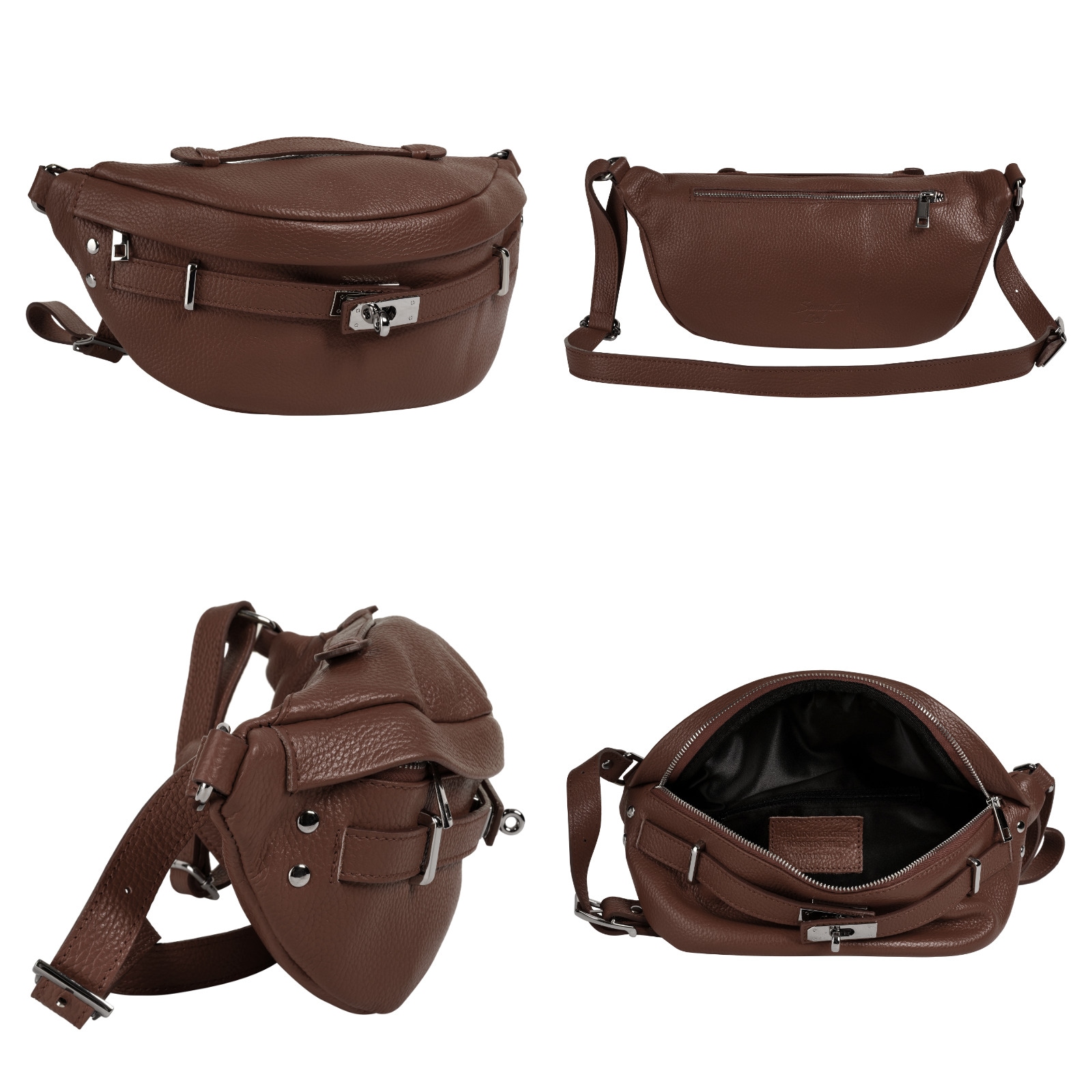 Samantha Look Gürteltasche, echt Leder, Made in Italy