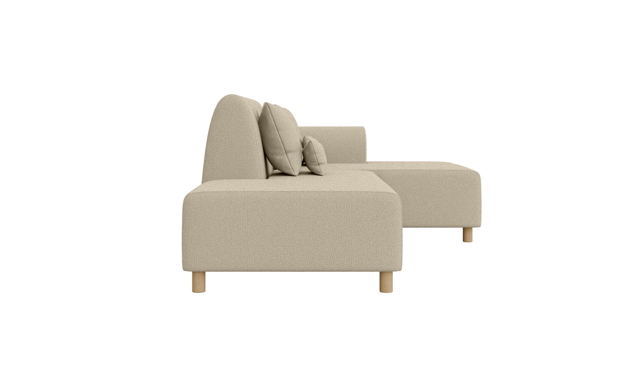 INOSIGN Ecksofa »Suyala«, L-Form mit Hocker