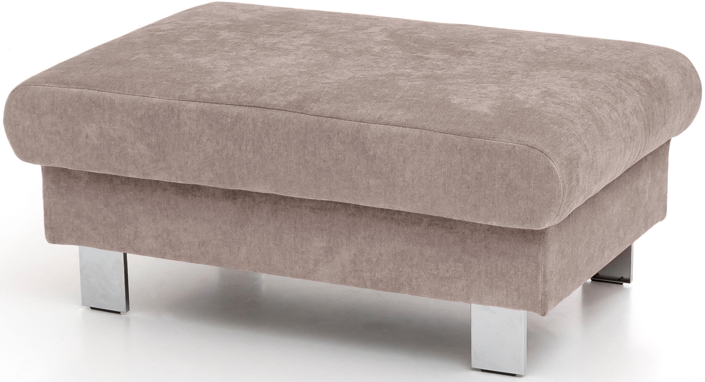 COTTA Polstergarnitur »Komaris L-Form«, (Set), Set bestehend aus: Ecksofa mit Kopfteilverstellung & Hocker