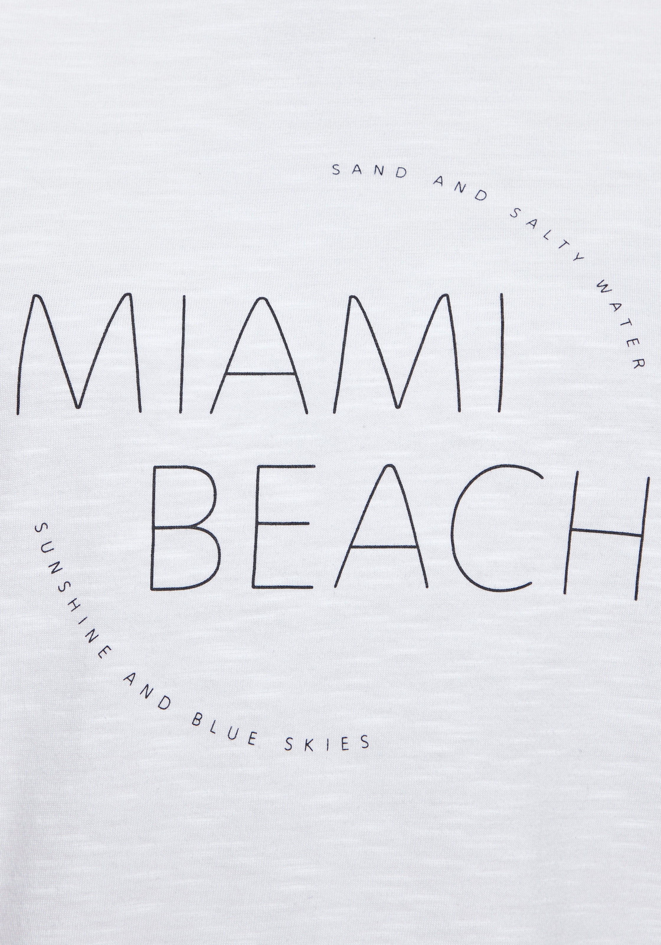 Vivance T-Shirt »mit modischem Frontprint«, (2er-Pack), aus weicher Baumwoll-Qualität
