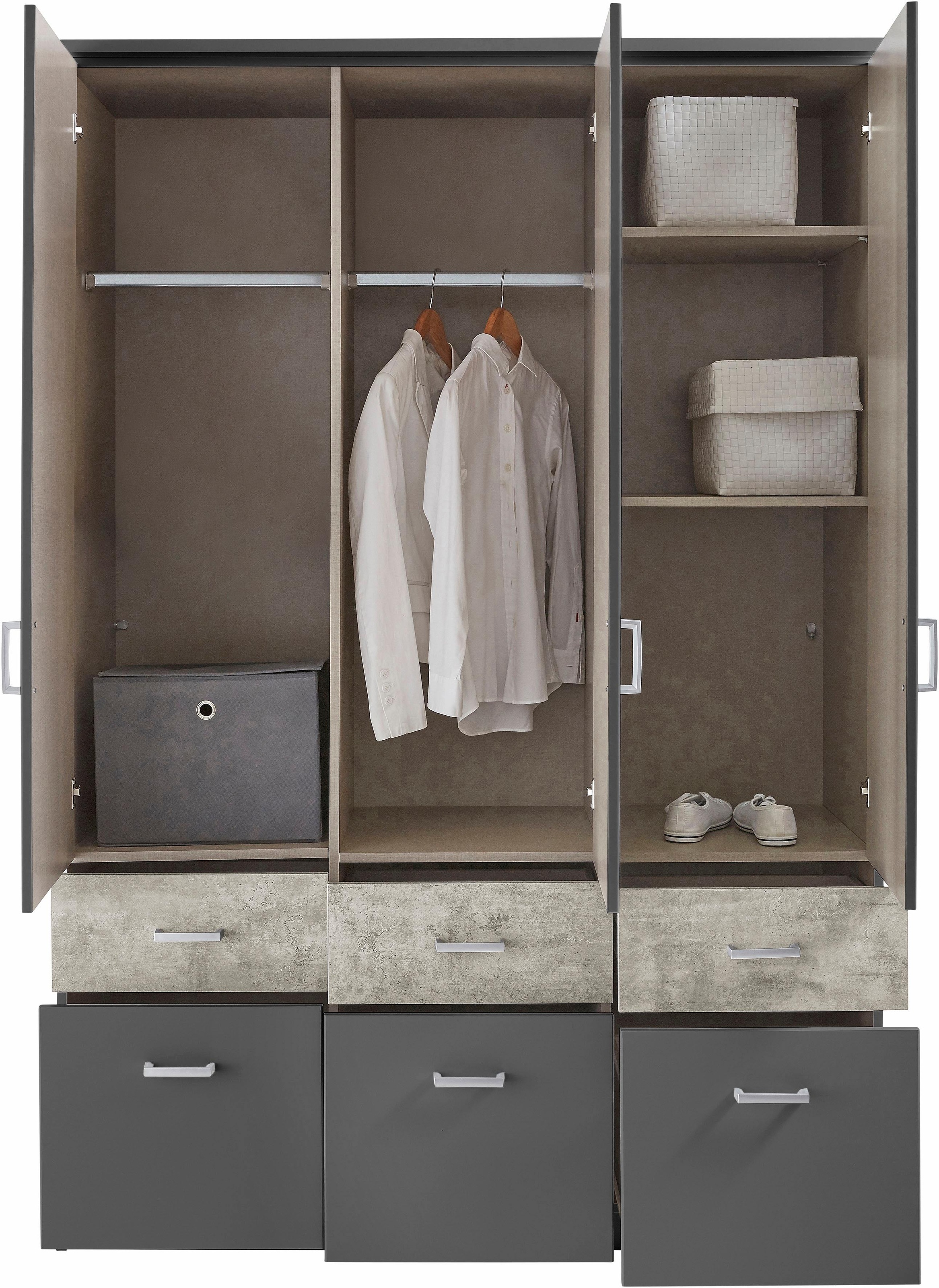rauch Kleiderschrank »Kleiderschrank Schrank Garderobe deckenhoher Schrank BREMEN«, in vielen Farben und Ausführungen MADE IN GERMANY