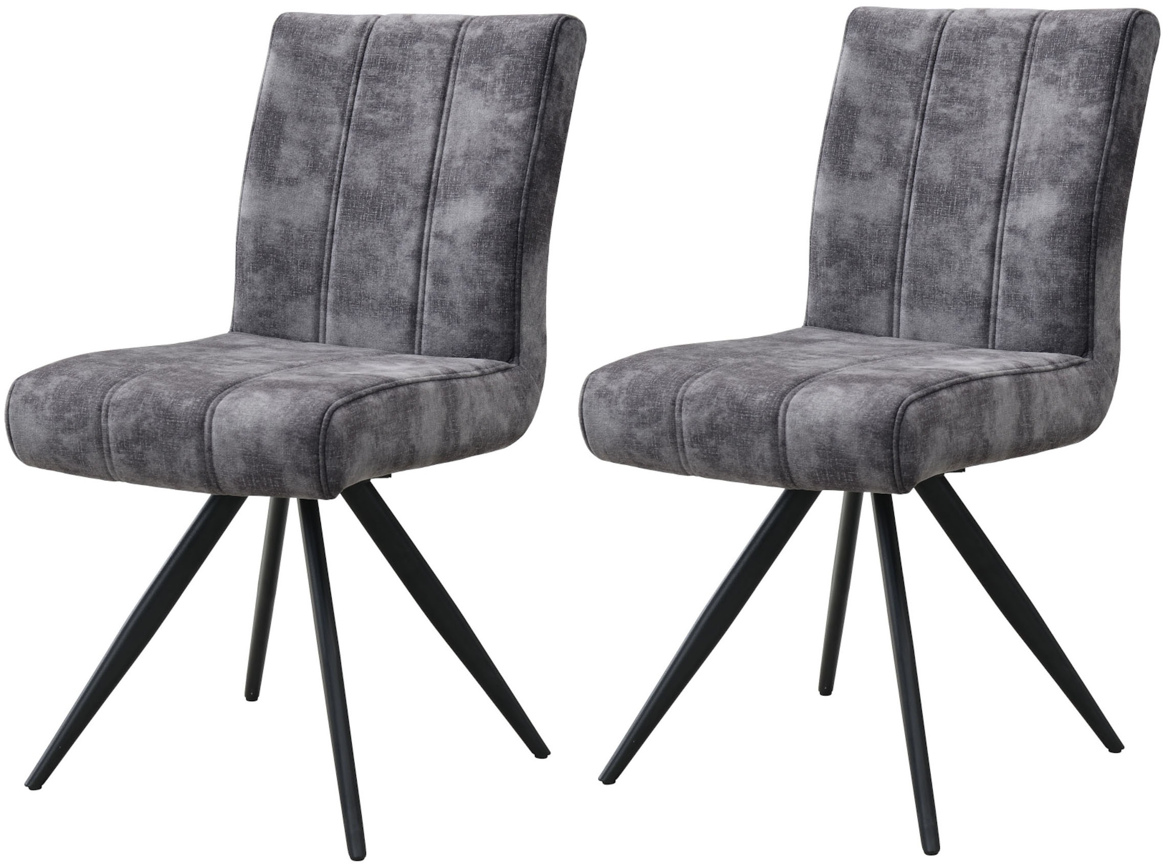 HELA Drehstuhl »PORTO« (Set) 2 Stk.4-Fuß, 360° drehbar, Federkorb, Vintage günstig online kaufen