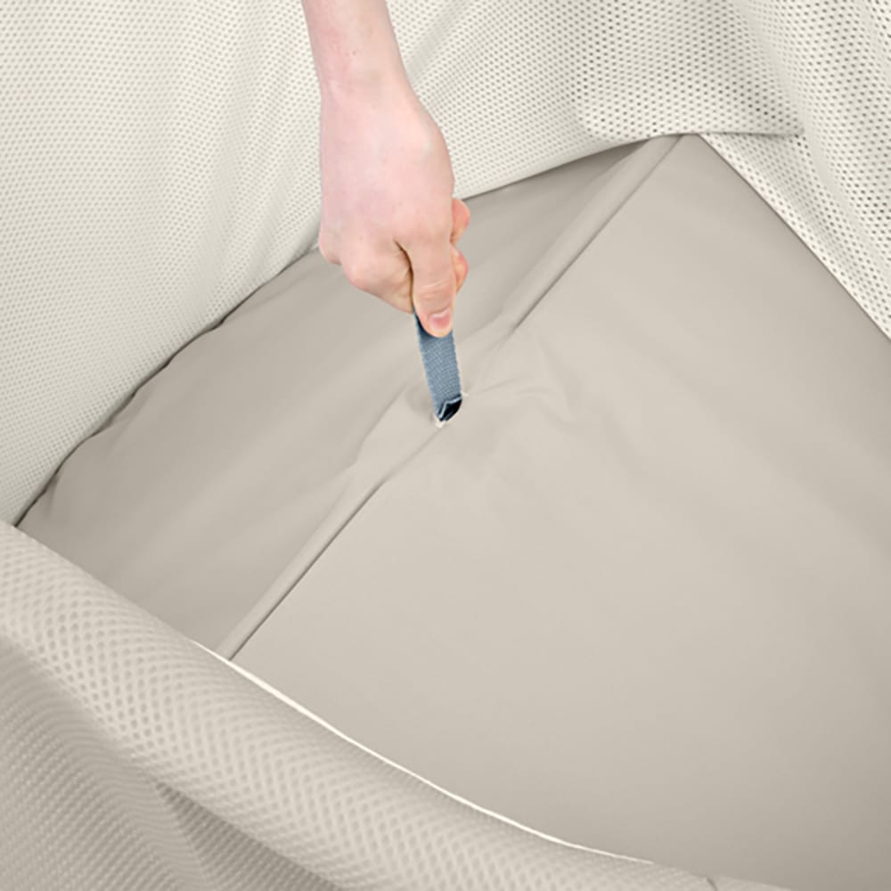 ingenuity Baby-Reisebett »Snooze & Stow™ Easy-Folding Bassinet, beige« faltbar