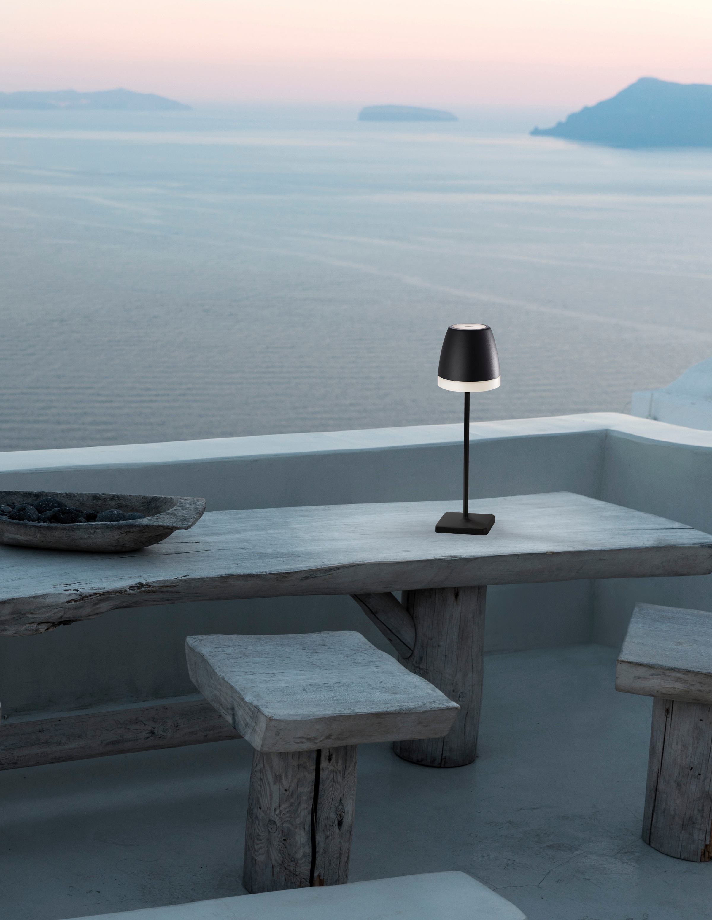 Nova Luce Außen-Tischleuchte »COLT« LED-Modul 1 Stk. Warmweiß Dimmbar