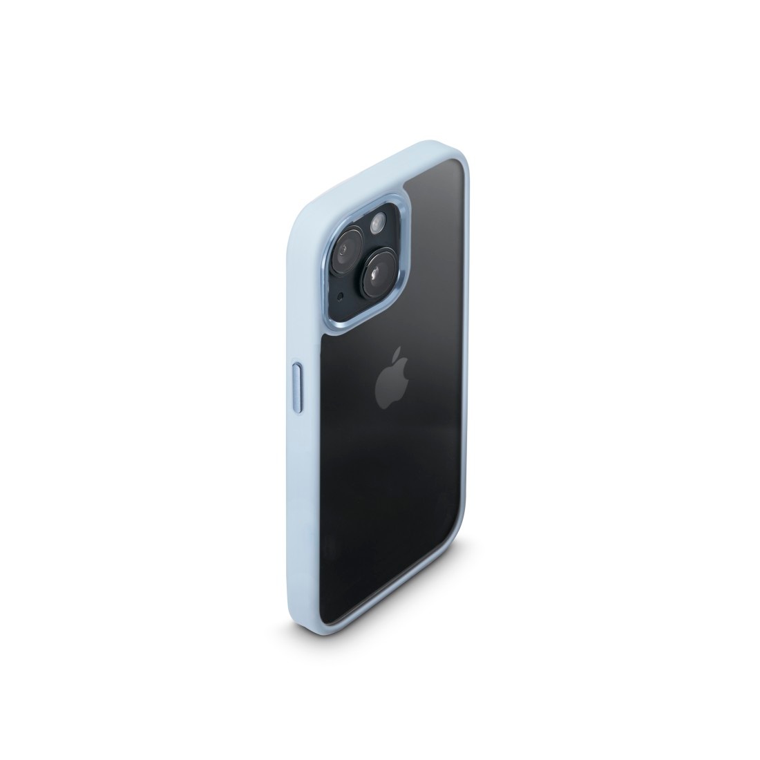 Hama Smartphone-Hülle »Handyhülle für Apple iPhone 15 Plus, durchsichtig Blau, stabil«, iPhone 15 Plus