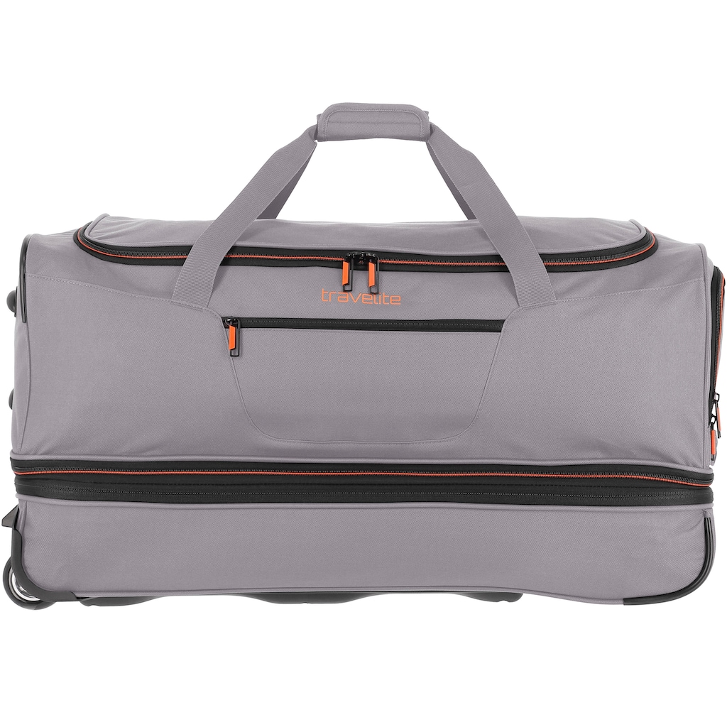 travelite Reisetasche »Basics, 70 cm, grau/orange«