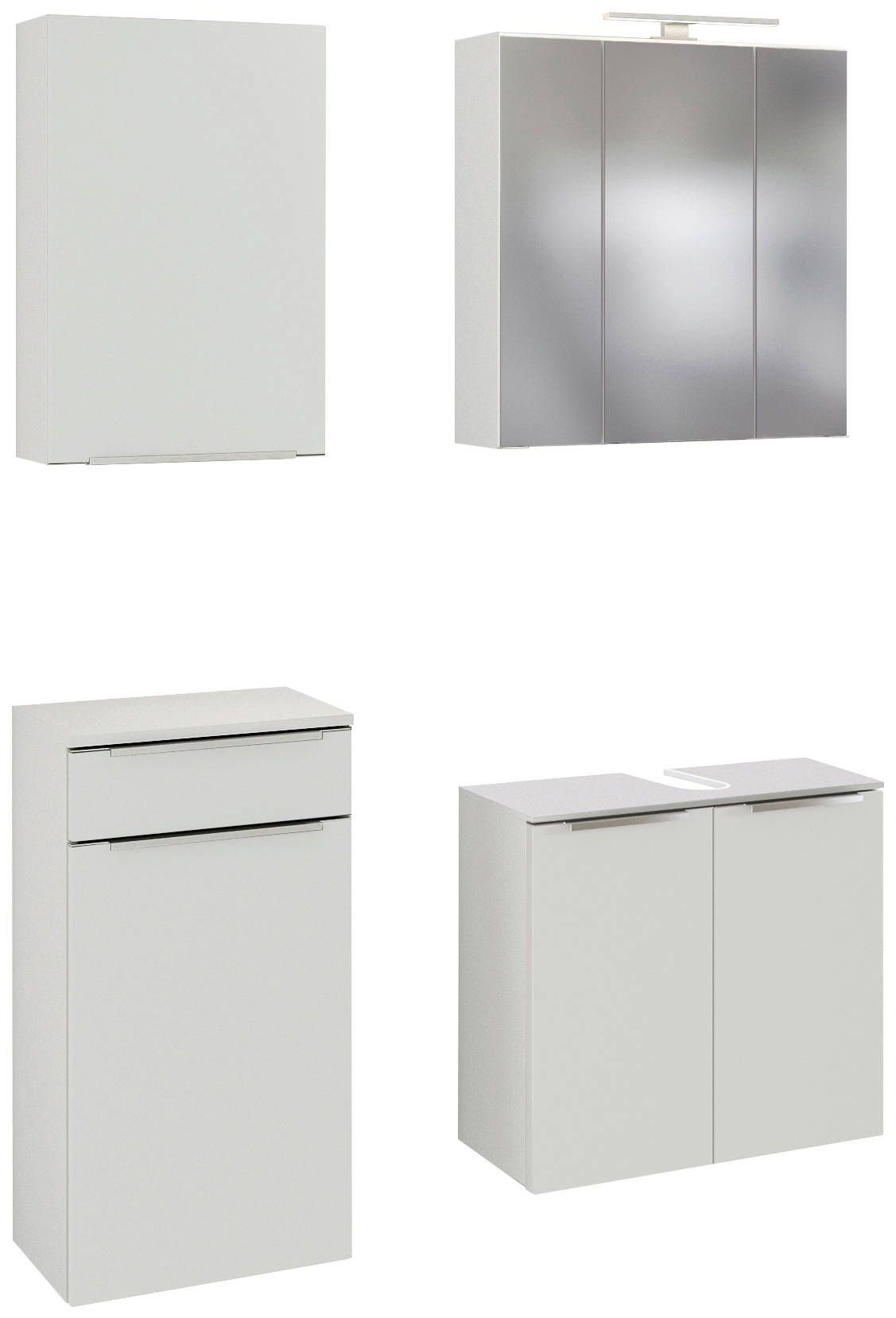 welltime Badmöbel-Set »Matera« 4 Stk. tlg. mit Softclose-Funktion günstig online kaufen