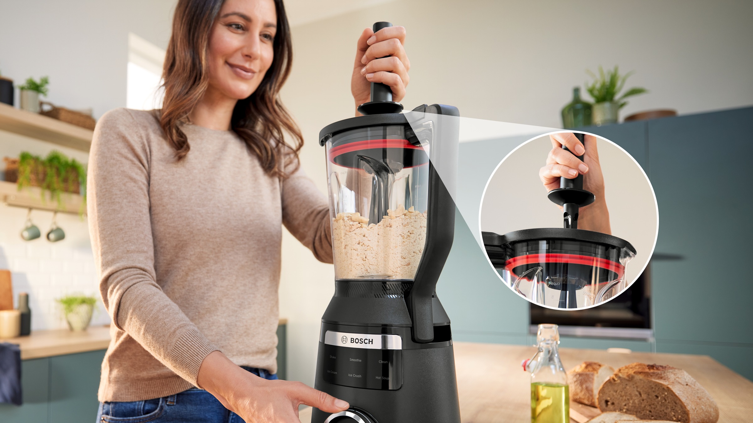 BOSCH Standmixer »VitaPower Serie 6, MMB6652B, 6 Programme, 2L Tritan-Behälter, bpa-frei«, 1800 W, 6-Klingen-Messer, Made in Europe, 10 Jahre-Motorgarantie