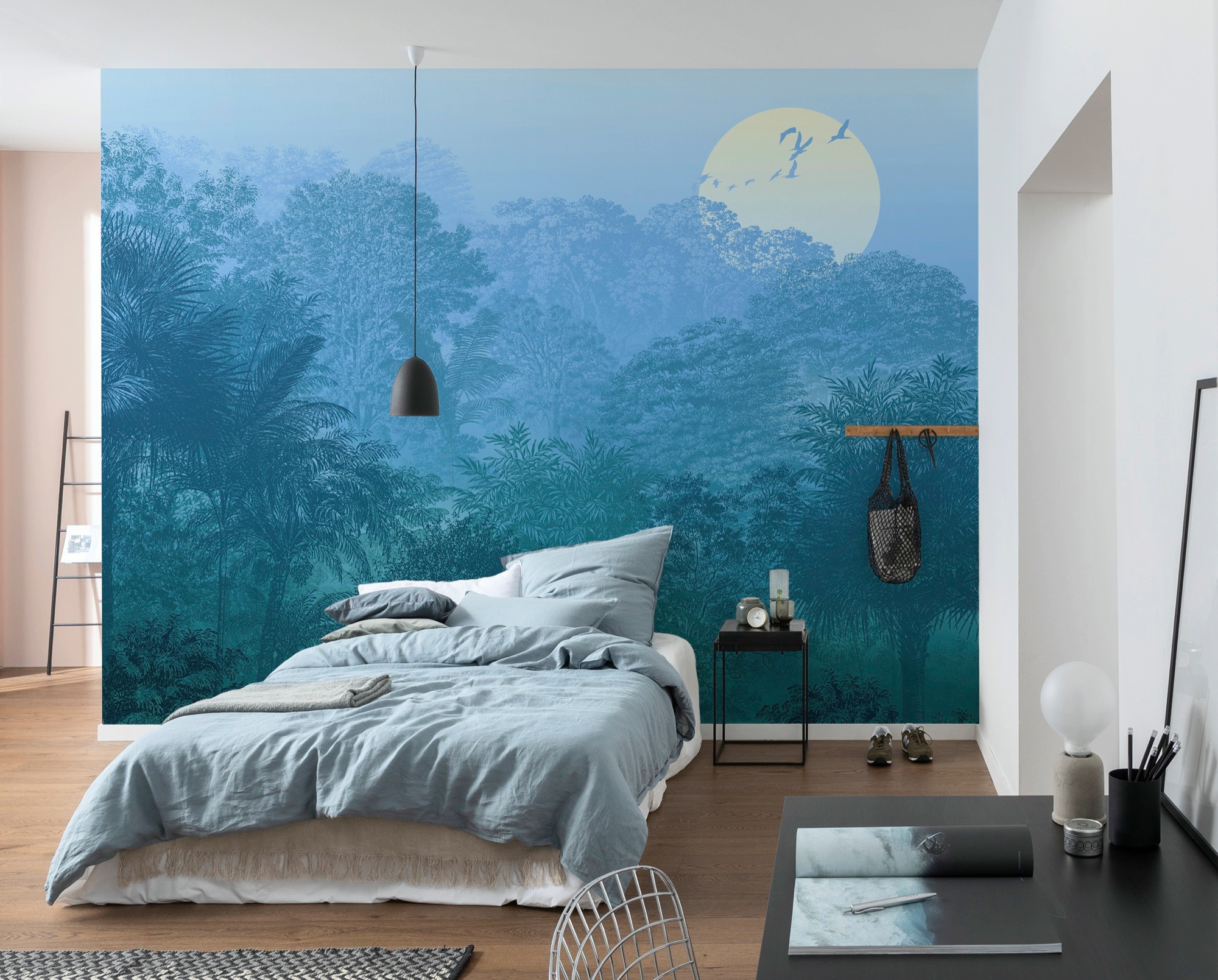 Komar Vliestapete »Digitaldruck Vlies - Deep in the Jungle - Größe 400 x 280 cm«, bedruckt, Wohnzimmer, Schlafzimmer