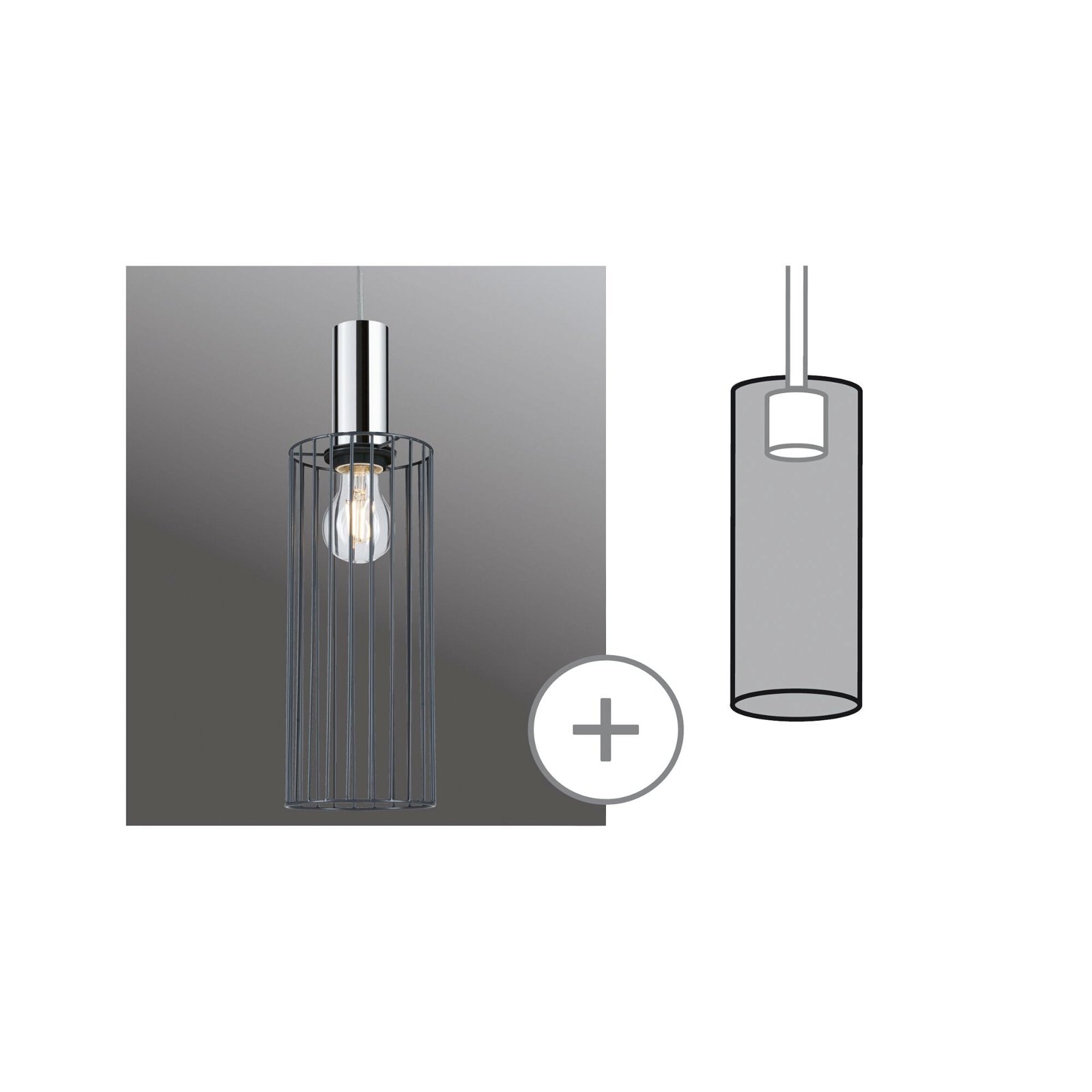 Paulmann Schienensystem-Sets »URail Schirm Biraha 2Easy 120mm«