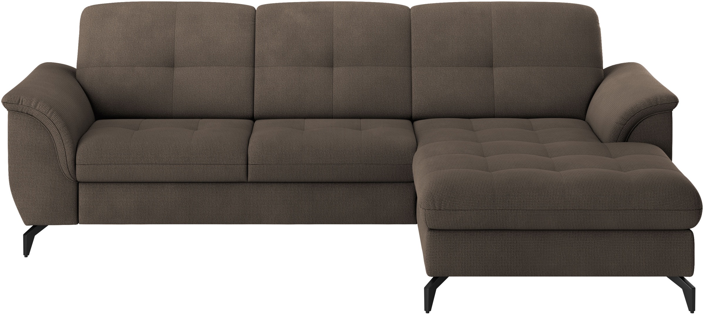 sit&more Ecksofa »Zora L-Form«, wahlweise mit Bettfunktion und Bettkasten