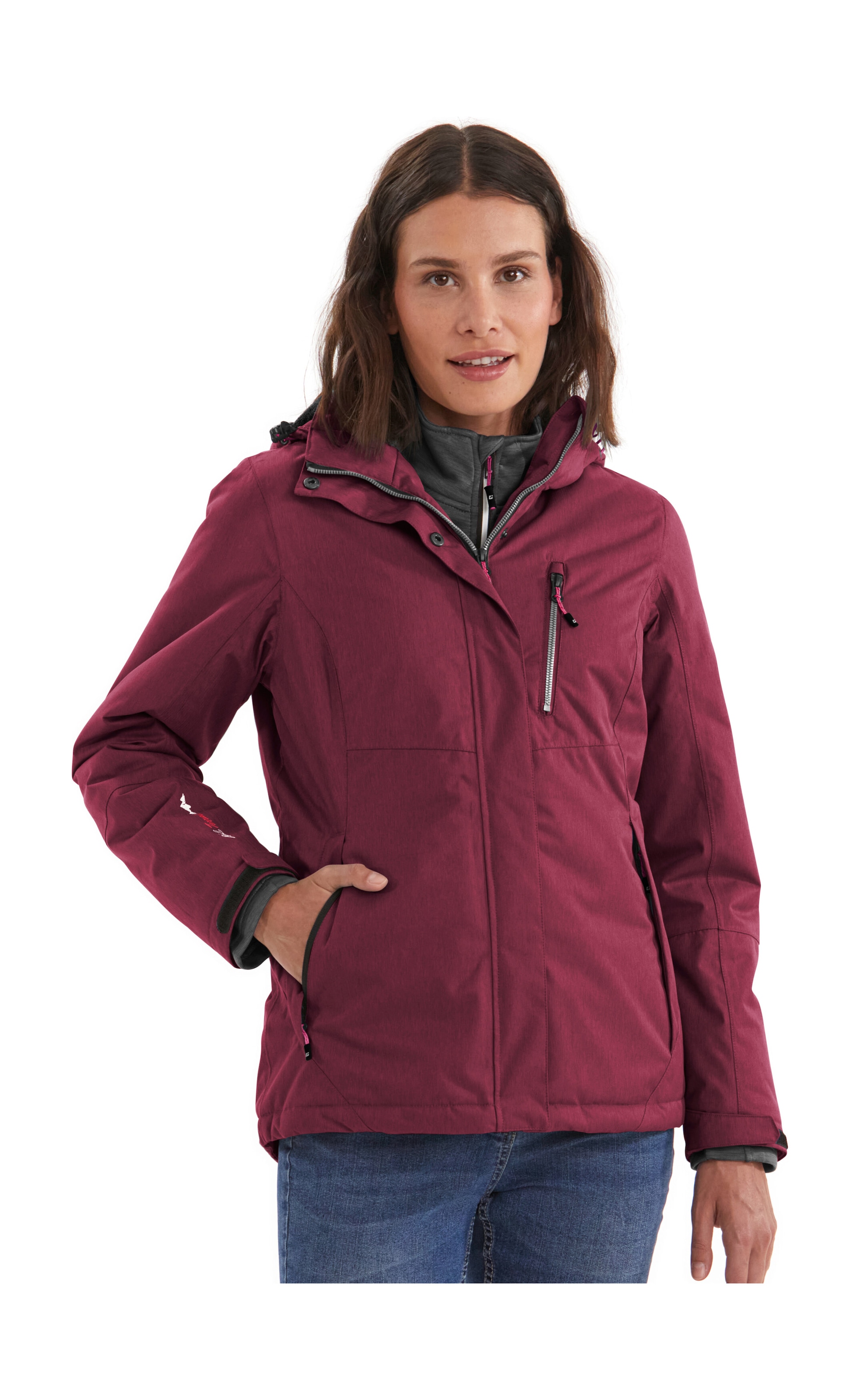 Killtec Outdoorjacke »Nira«, Wasser- und winddichte Jacke, atmungsaktiv, abnehmbare Kapuze