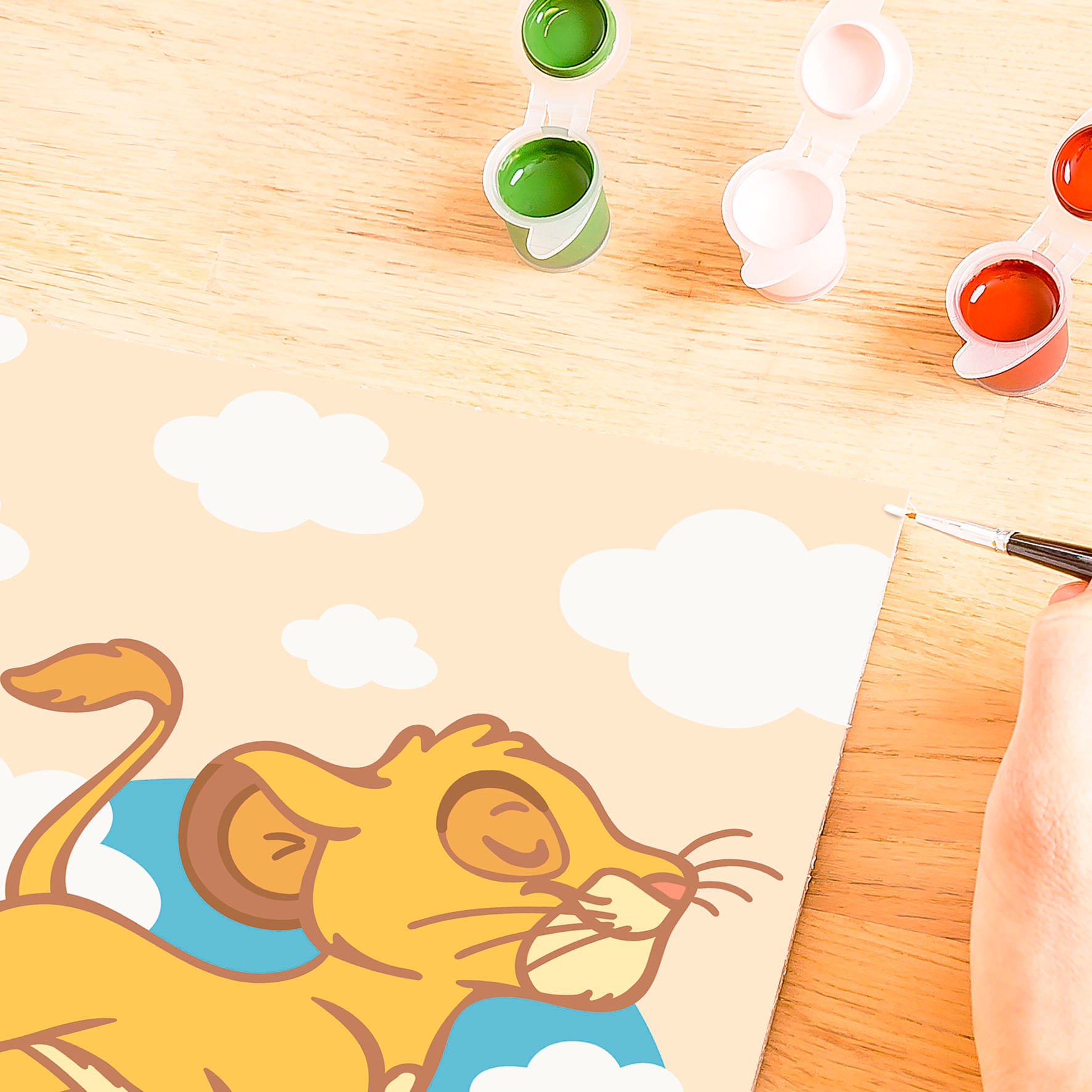 Ravensburger Malen nach Zahlen »CreArt, Hello Baby, Simba« für Erwachsene; Made in Europe