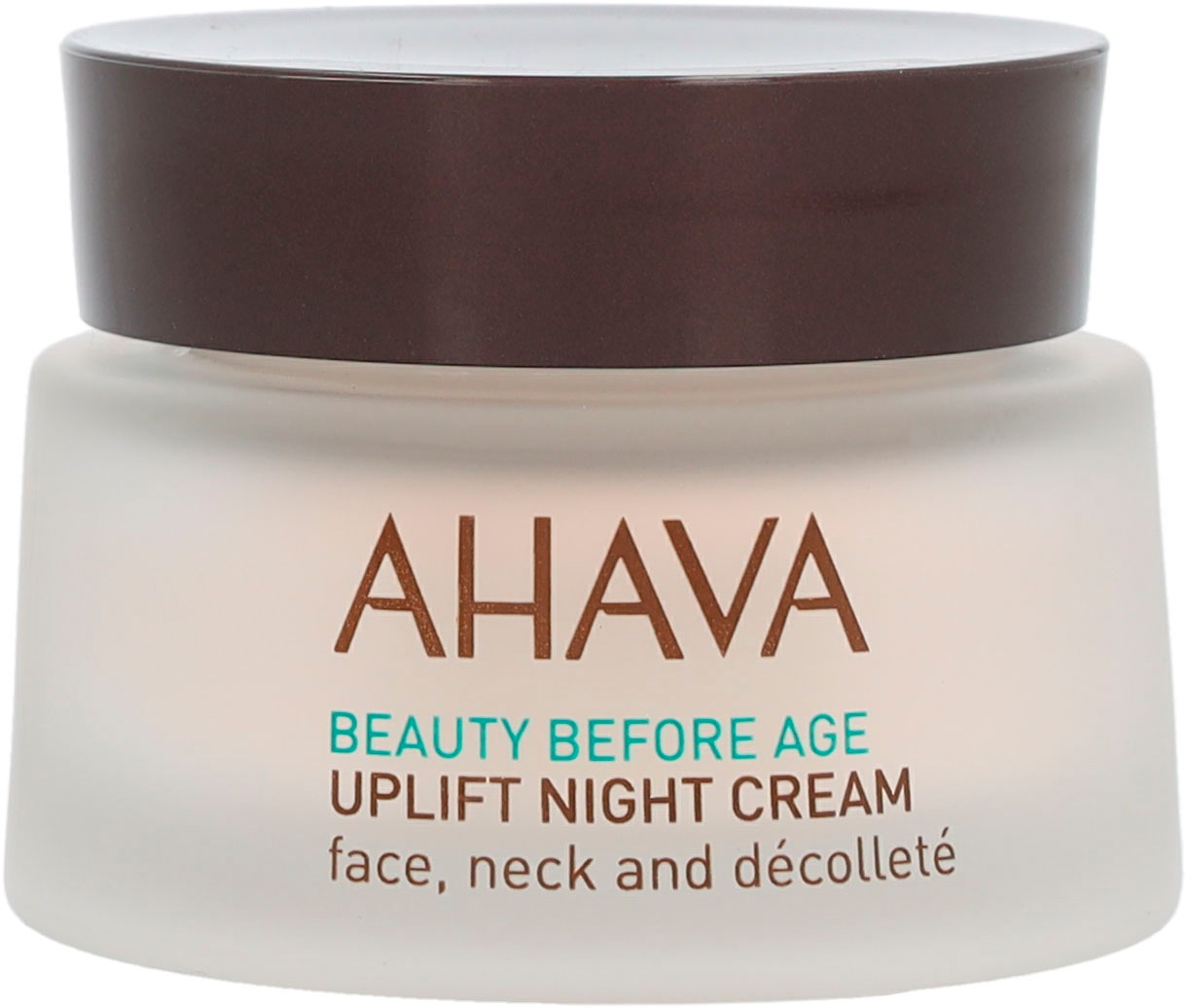 AHAVA Nachtcreme »Beauty Before Age Uplift Night Cream« Hohe Konzentration an Mineralien, reduziert tiefe Falten. transparent