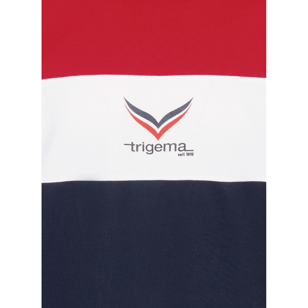 Trigema T-Shirt »TRIGEMA T-Shirt mit Logo«