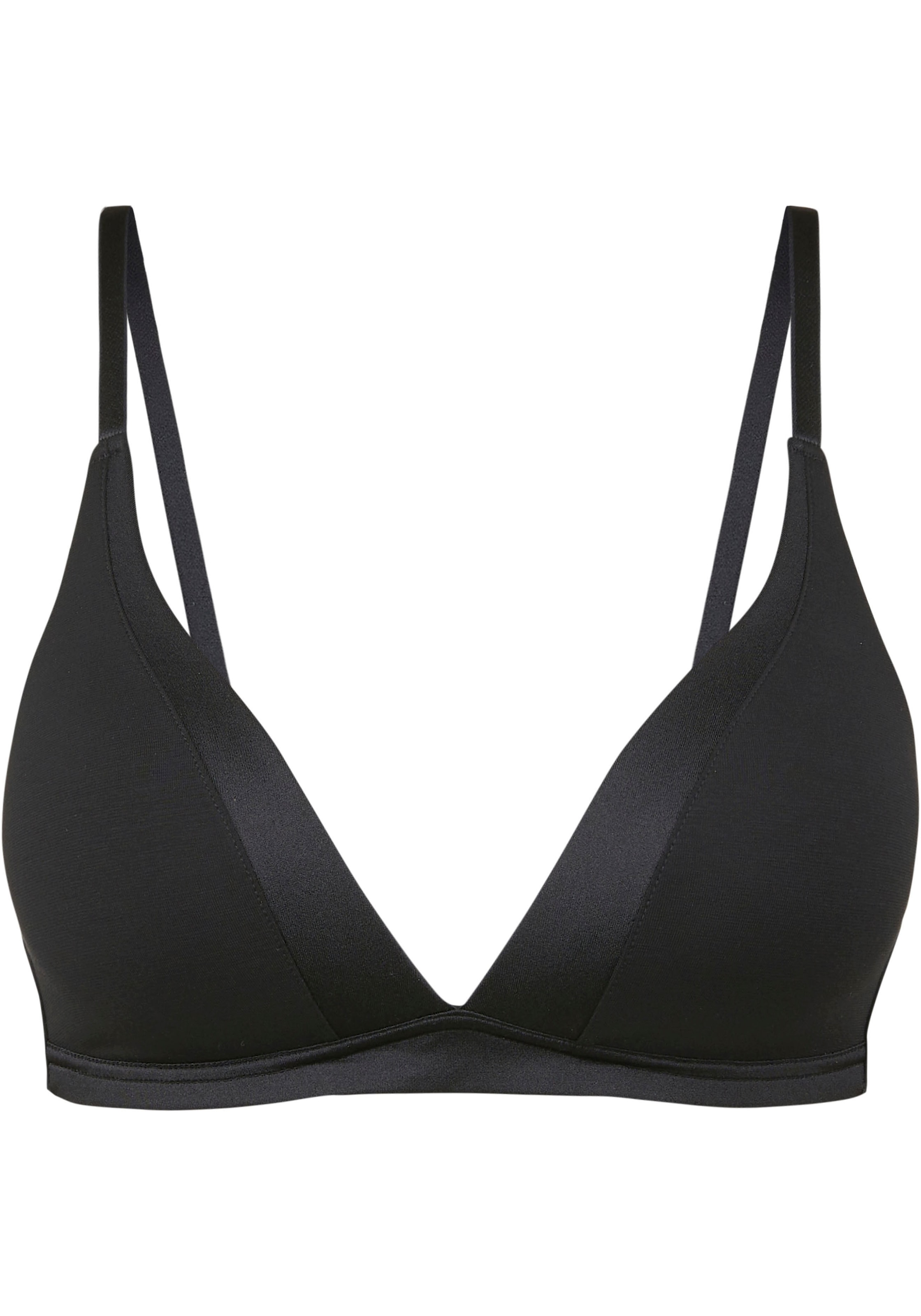 CALIDA Triangel-BH »Cate« Satinblende, ohne Bügel, Single-Jersey Qualität, elastisch, weich
