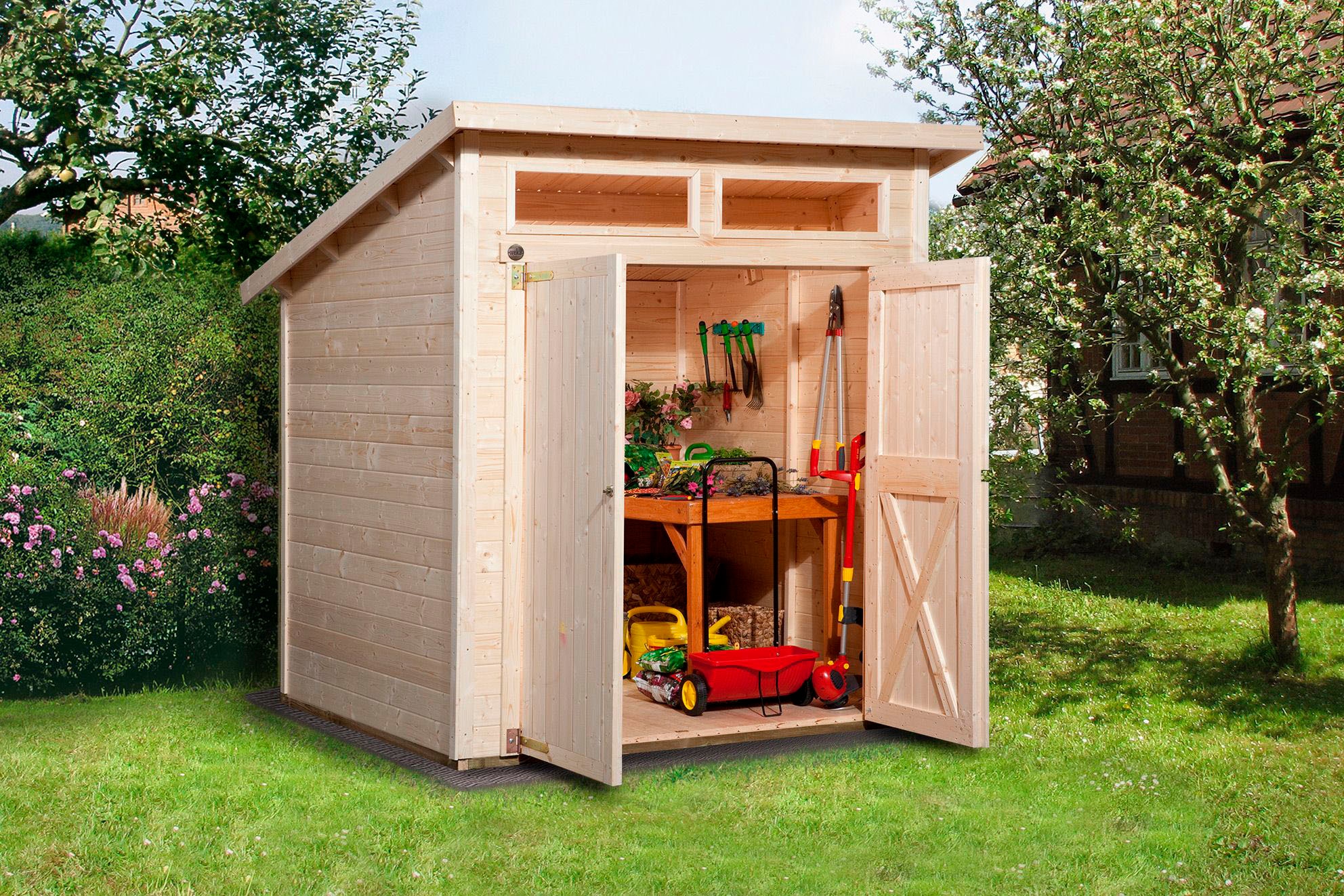 weka Gartenhaus »325 A, natur, 19 mm«