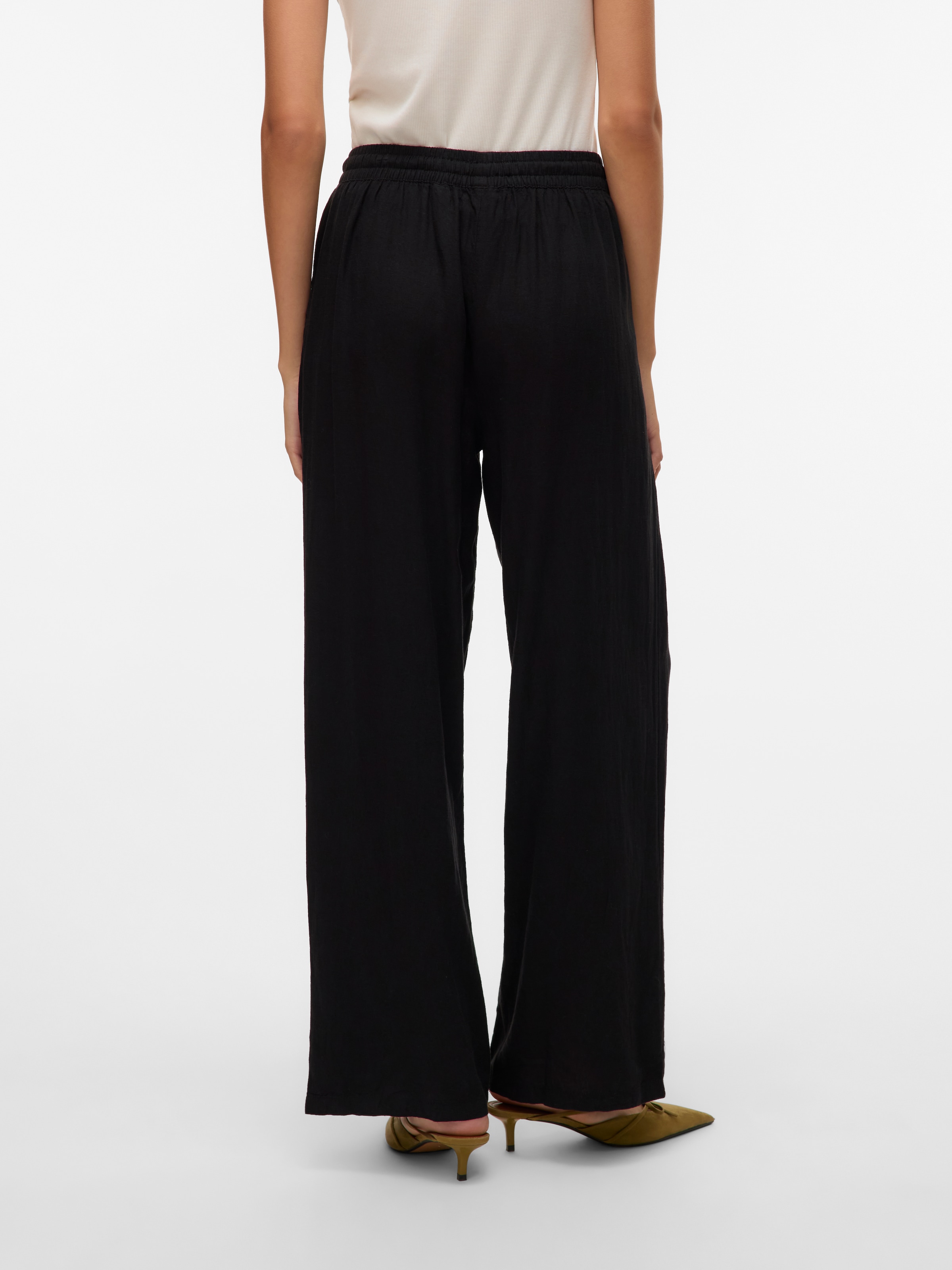 Vero Moda Schlupfhose »VMLINN LINEN PANTS WVN NOOS«  Sommerhose, mit Leinen