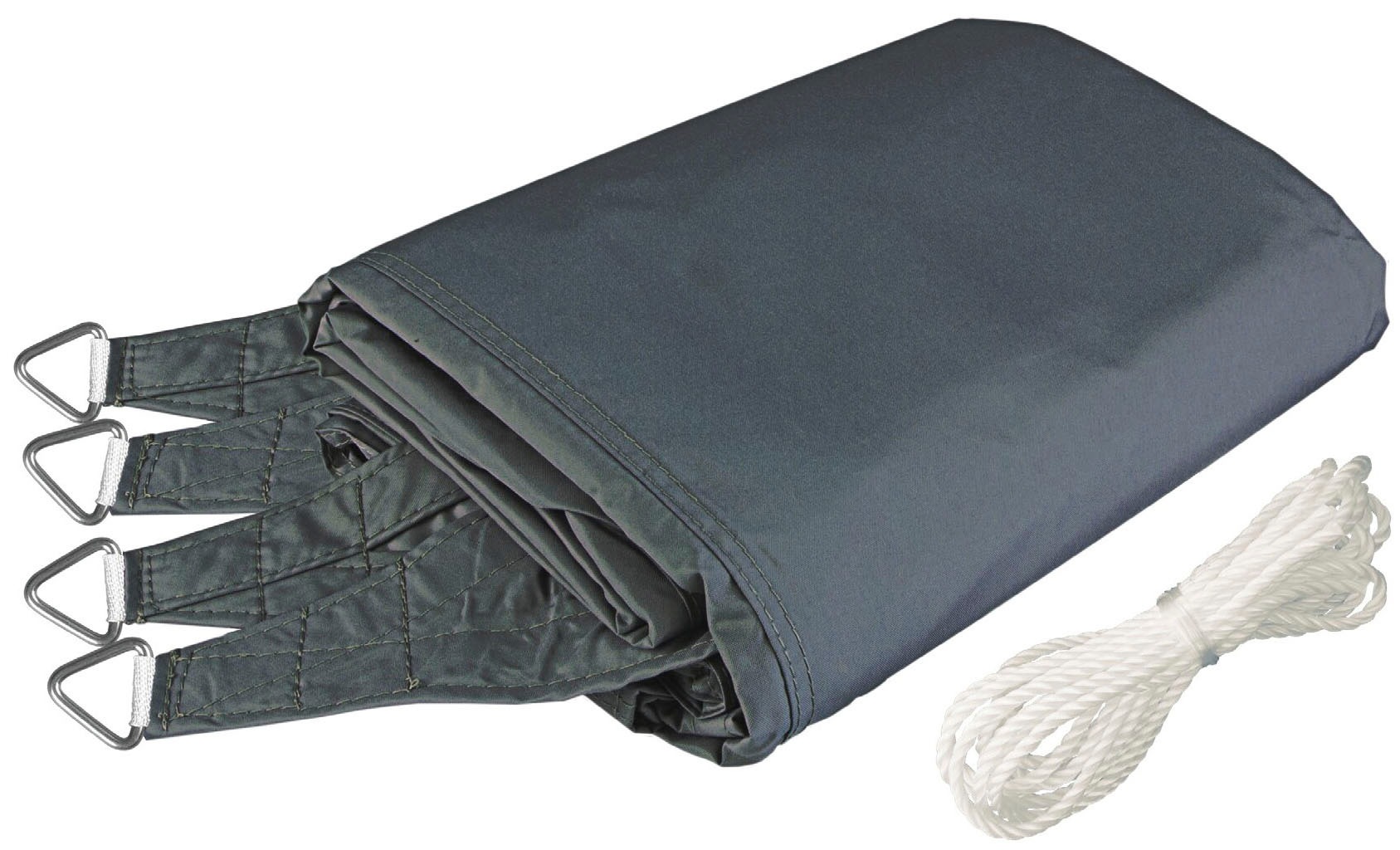 Windhager Sonnensegel »Cannes Quadrat« 3x3m, anthrazit