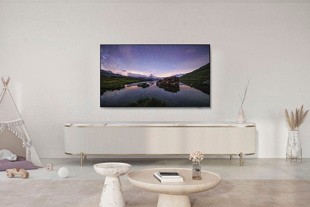 Samsung QLED Mini LED-Fernseher »GQ85QN90DAT«, 4K Ultra HD, Smart-TV, Neural Quantum 4K AI Gen2 Prozessor, Gaming Hub, bis zu 144Hz