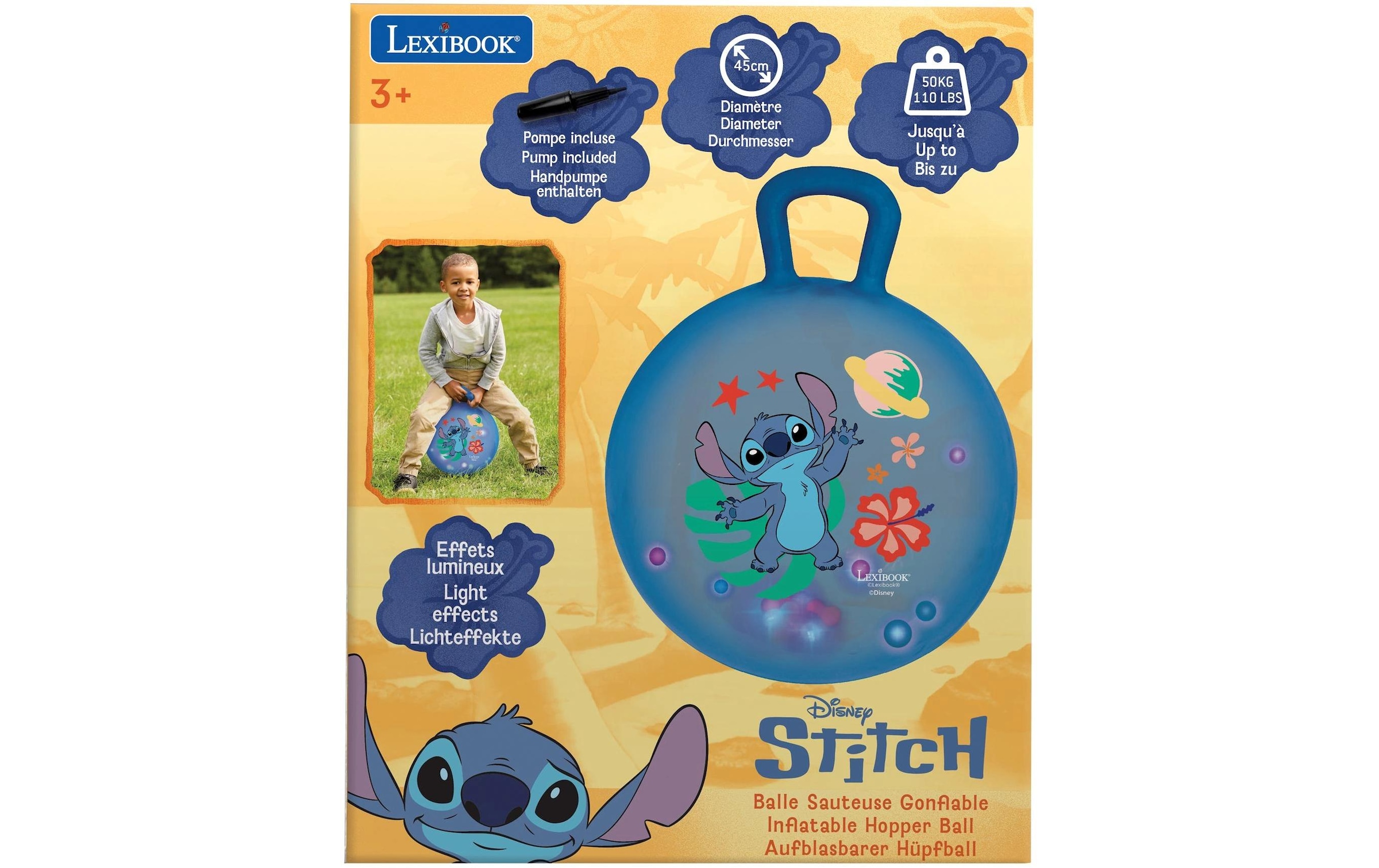 Lexibook® Hüpfball »Stitch Electronic 45 cm«