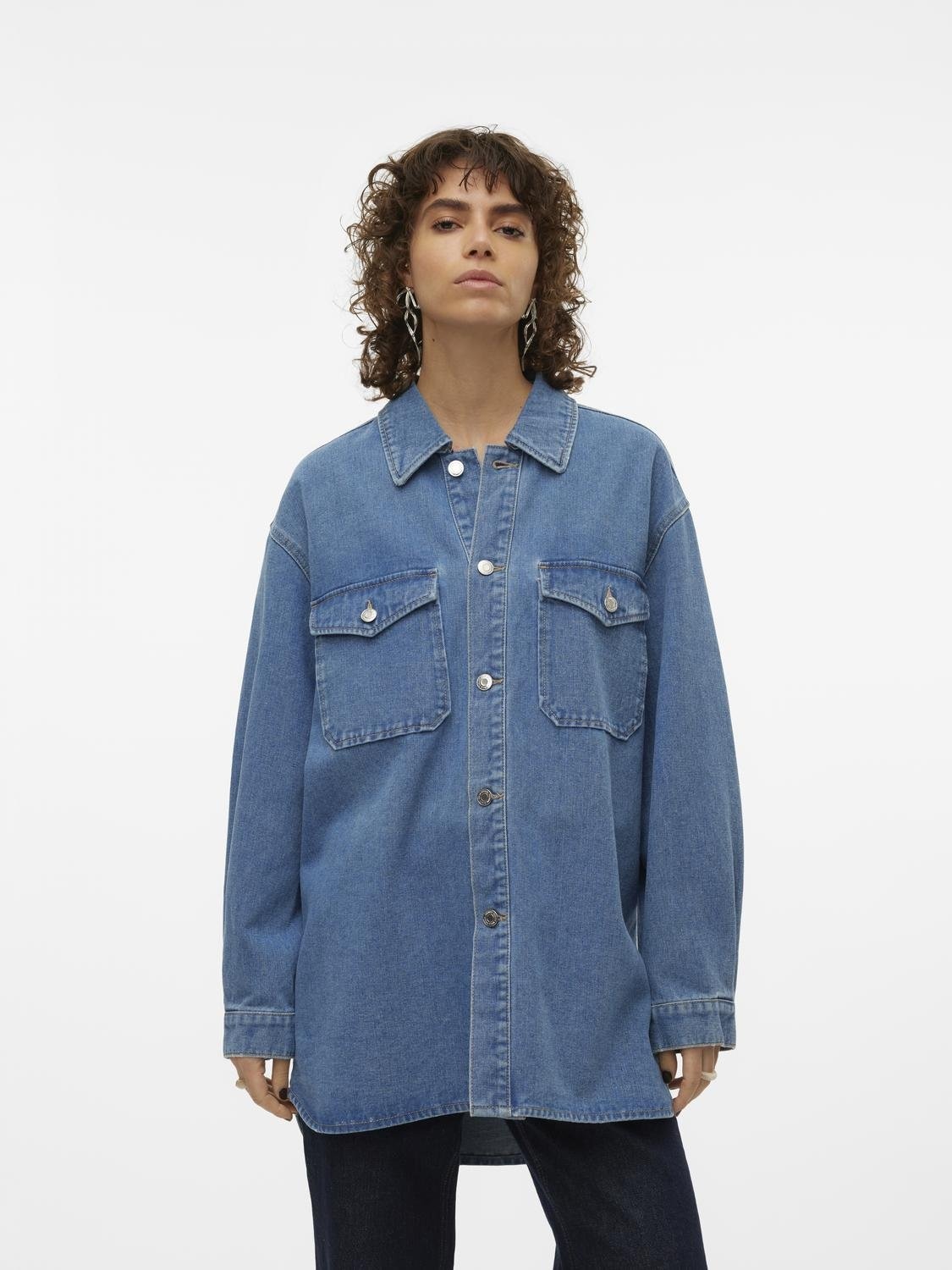 Vero Moda Jeansbluse »VMNAYA OVERSIZED DENIM SHIRT MIX NOOS«