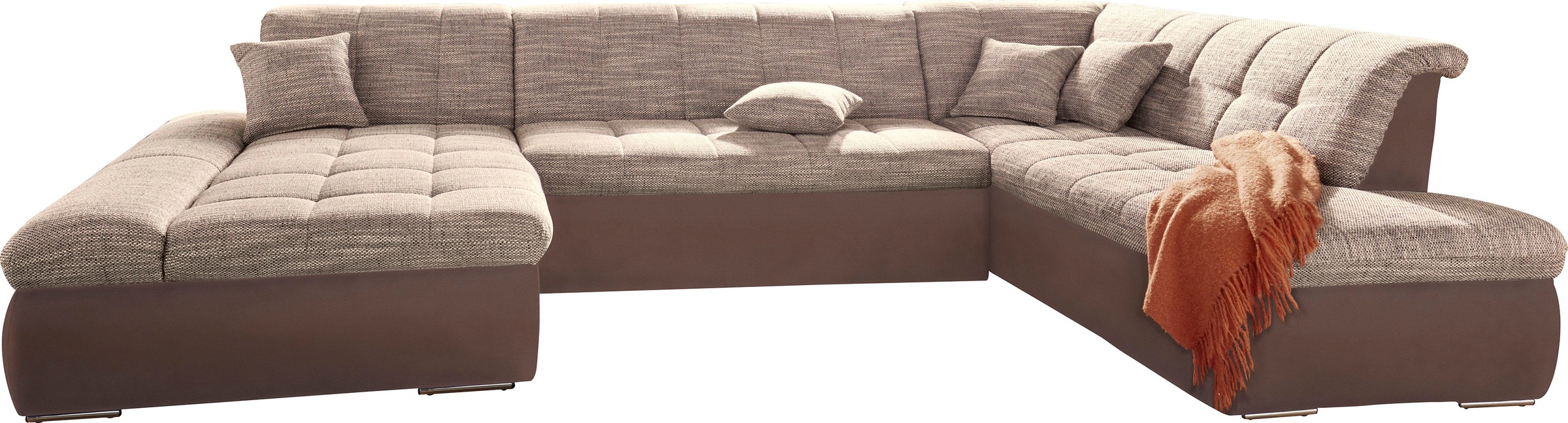 DOMO collection Wohnlandschaft »PB Moric wahlweise mit Bettfunktion und Arm günstig online kaufen