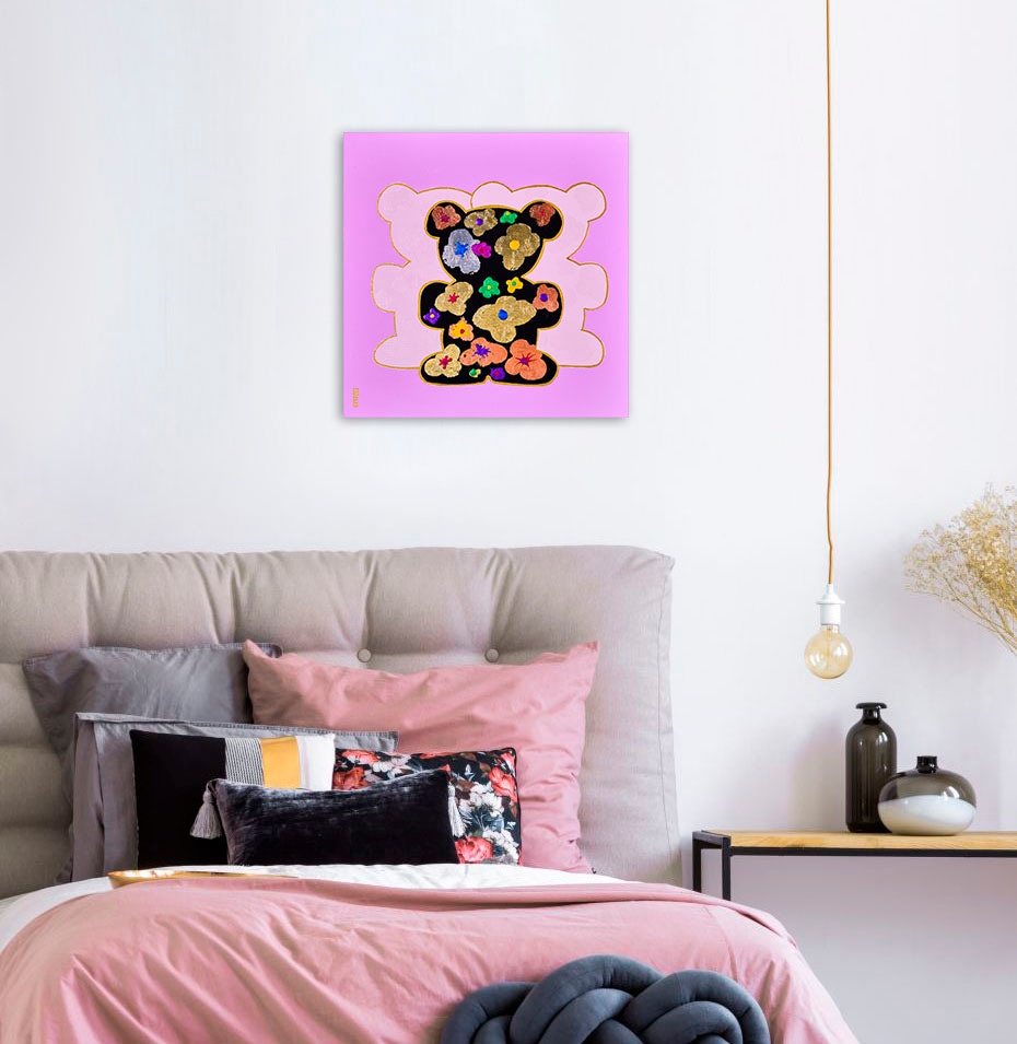 queence Leinwandbild »Bears VII«, Bär-Bären-Kunst, (1 St.), Premium-Leinwan günstig online kaufen