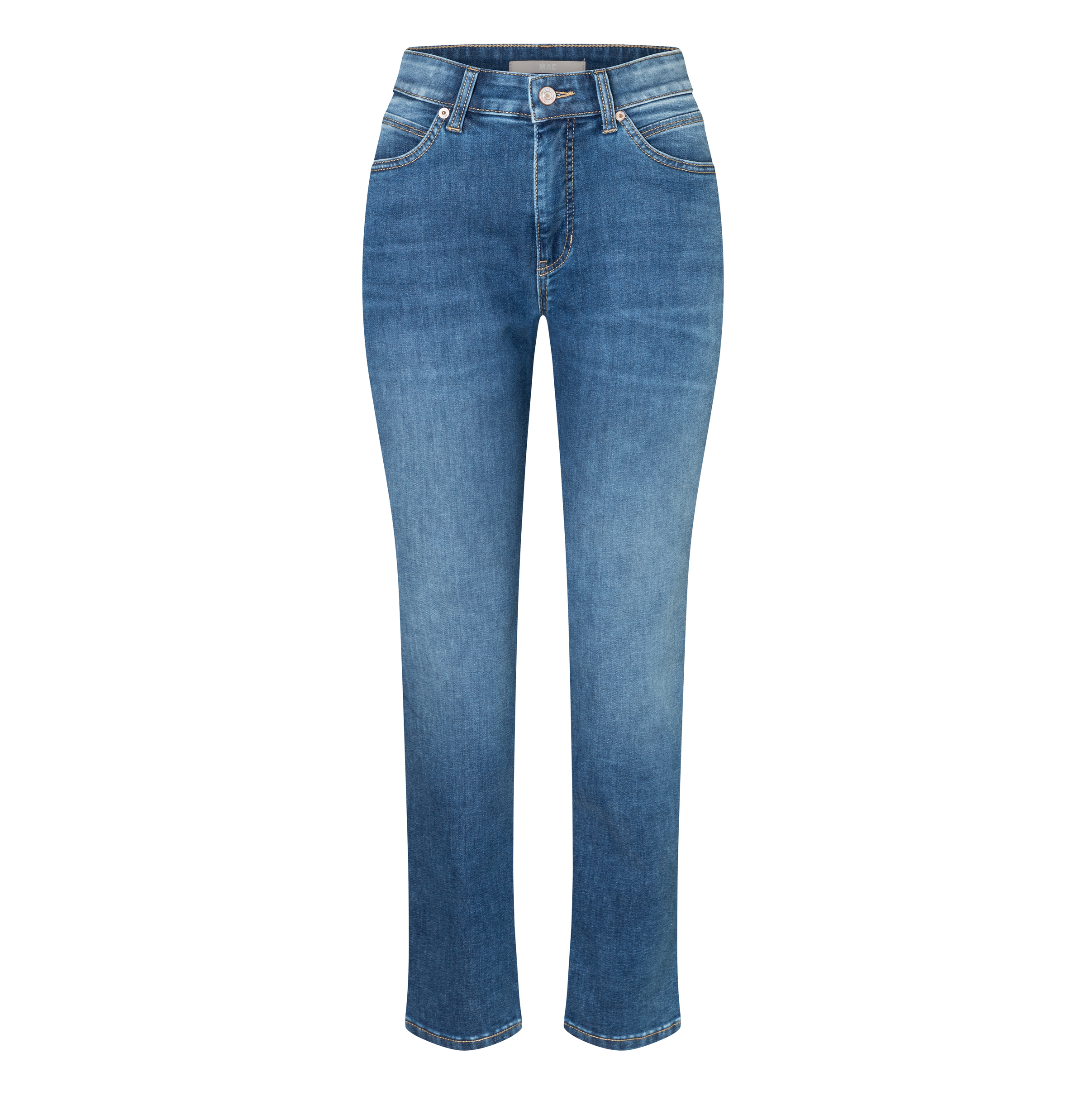 MAC Straight-Jeans »MACMELANIE« Figurformende Denim-Qualität mit hervorragendem Rücksprung-Verhalten