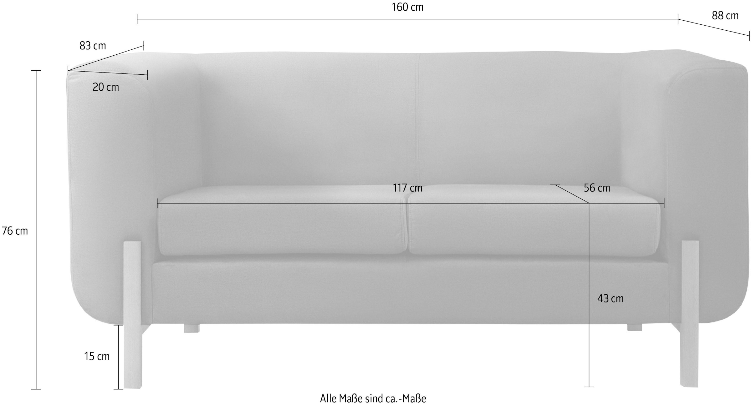 INOSIGN 2-Sitzer »Gaut«, 2-Sitzer