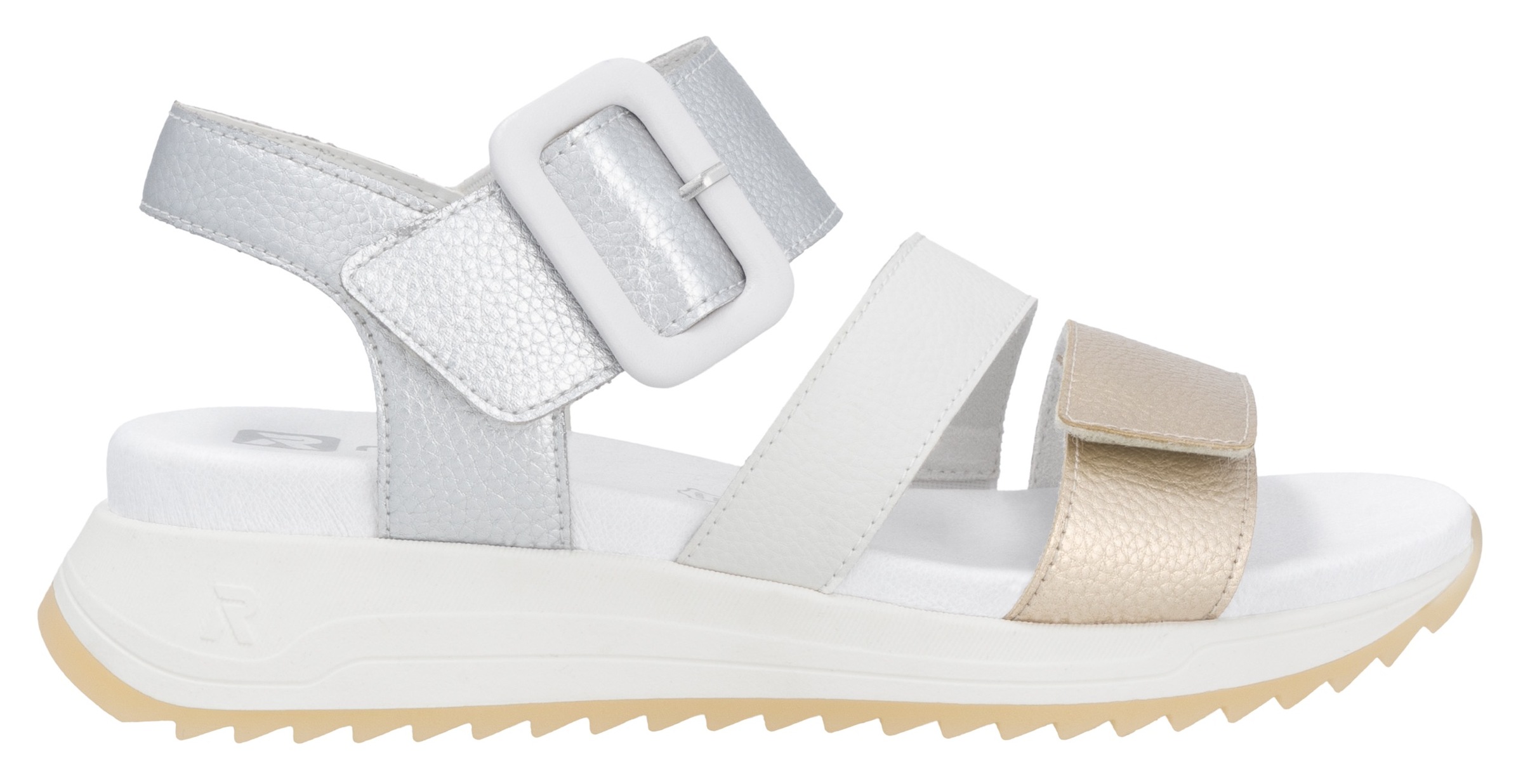 RIEKER Sport Riemchensandale, Sommerschuh, Klettschuh, Outdoorsandale mit weichem Fußbett