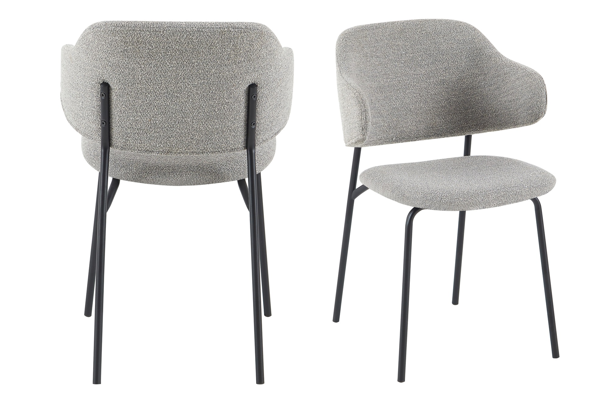 SalesFever Armlehnstuhl »Komfortabler Esszimmerstuhl mit Stil« (Set) 2 Stk. günstig online kaufen