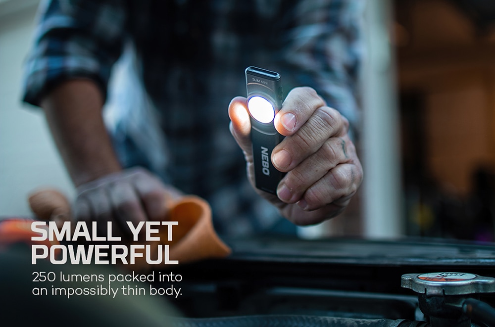 NEBO LED Taschenlampe »Nebo SLIM MINI« Set, Taschenlampe inkl. Ladekabel, 2 Stk. tlg.