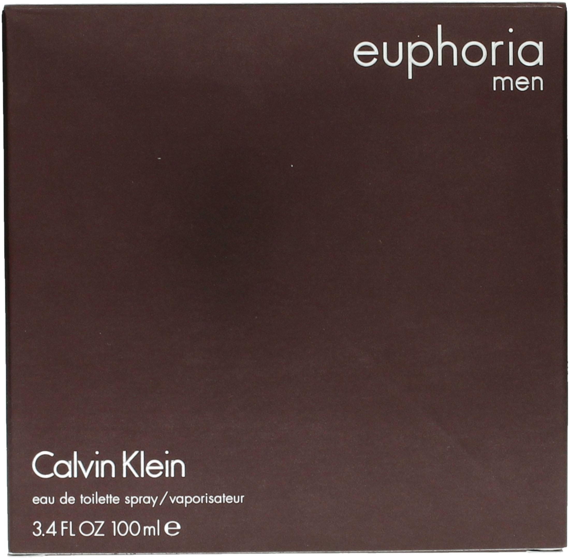 Calvin Klein Eau de Toilette »Euphoria Men«, Holzig-würziger Duft mit Ingwer, Zedernholz, Salbei und Wildleder.