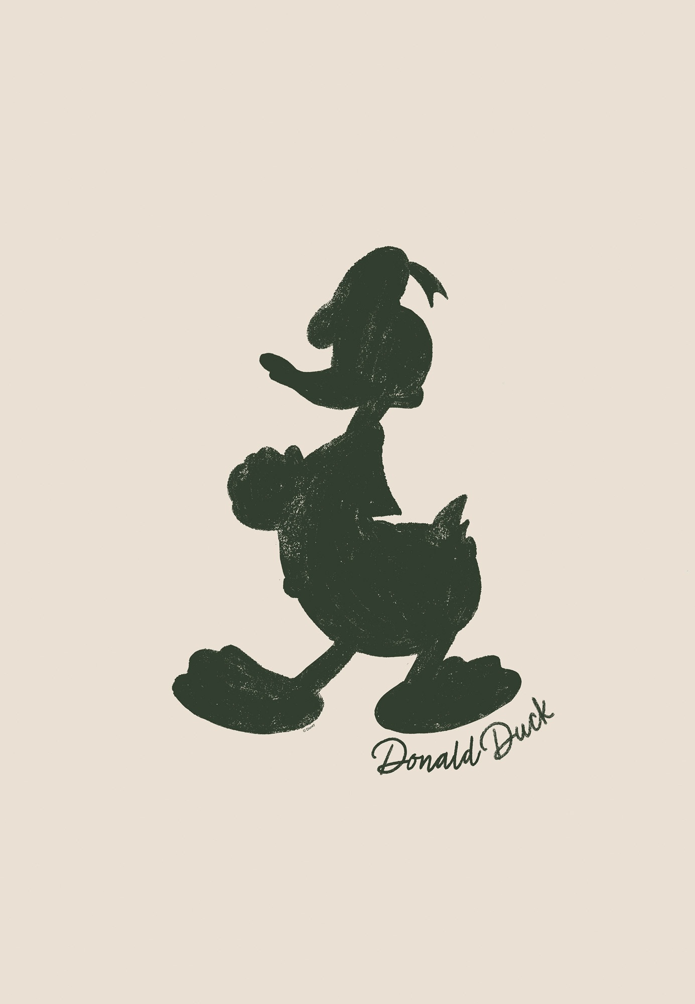 Komar Leinwandbild »Disney Donald Duck Stamp«, Disney, (Set, 1 St.), 40 x 60 cm (Breite x Höhe) - Kinderzimmer, Dekoration